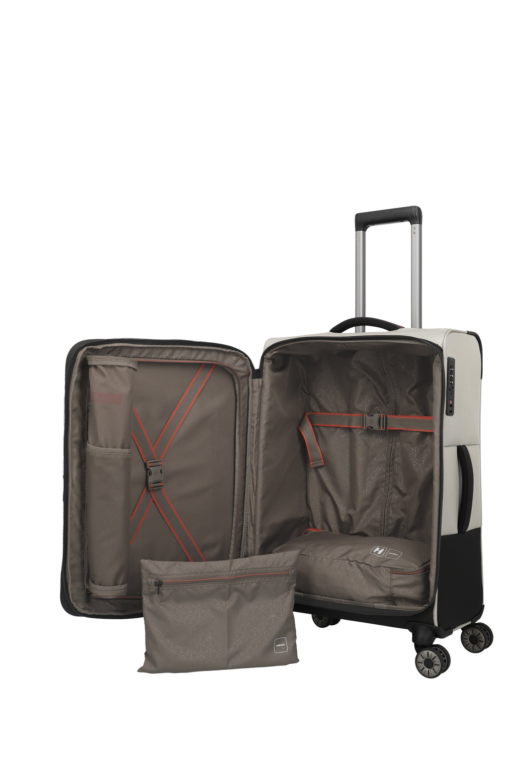 Travelite CROSSLITE 4w Trolley M erw., Natur