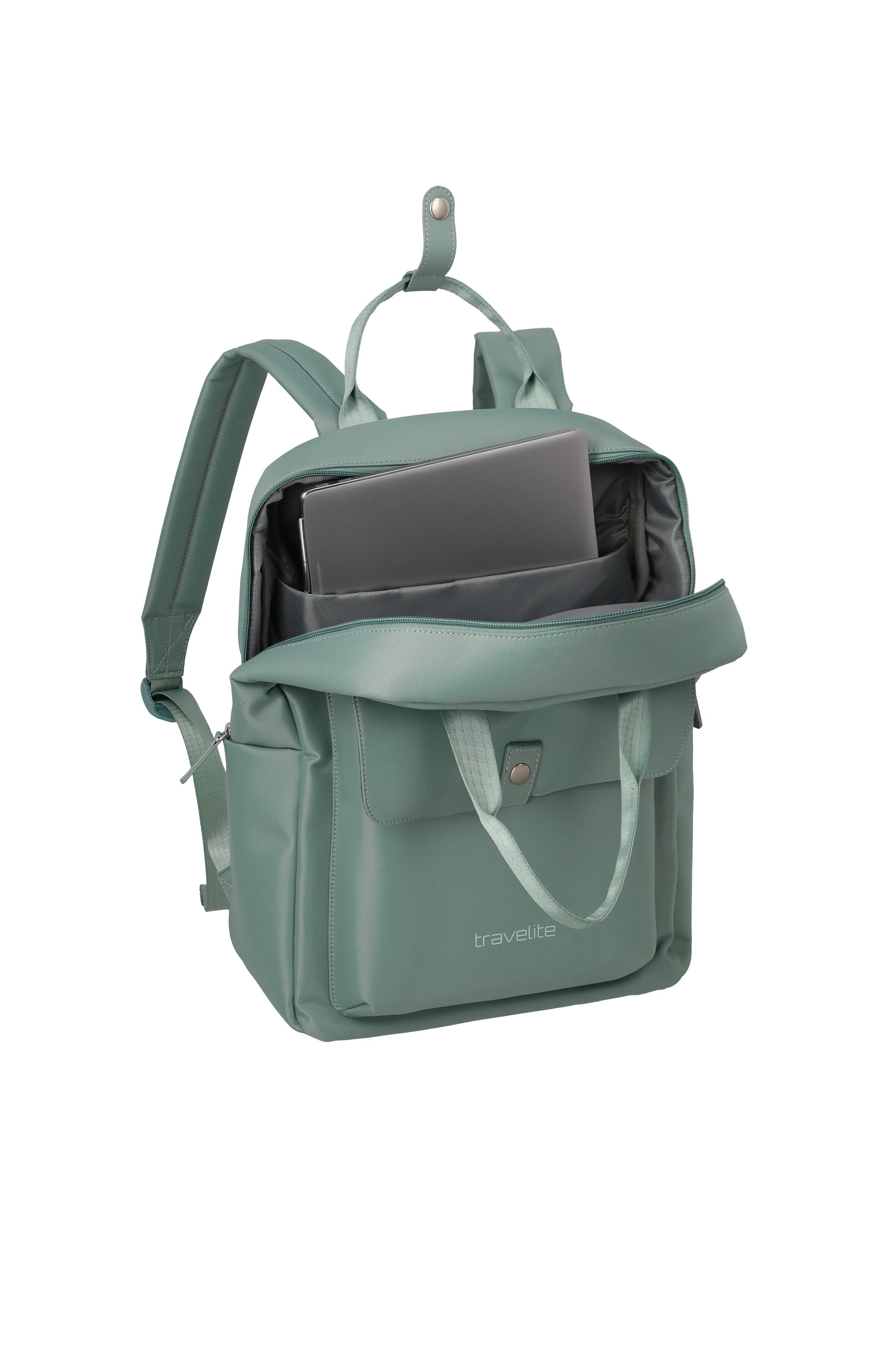 Travelite VILLE Rucksack, Sage Green – Produktansicht 4
