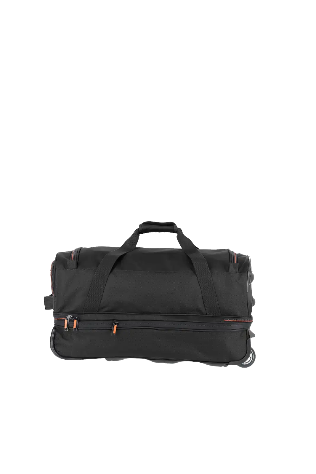 Travelite BASICS Rollenreisetasche erw. S erw., Schwarz – Rückansicht