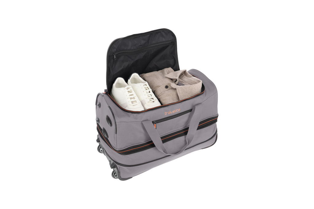 Travelite BASICS Rollenreisetasche erw. S erw., Grau