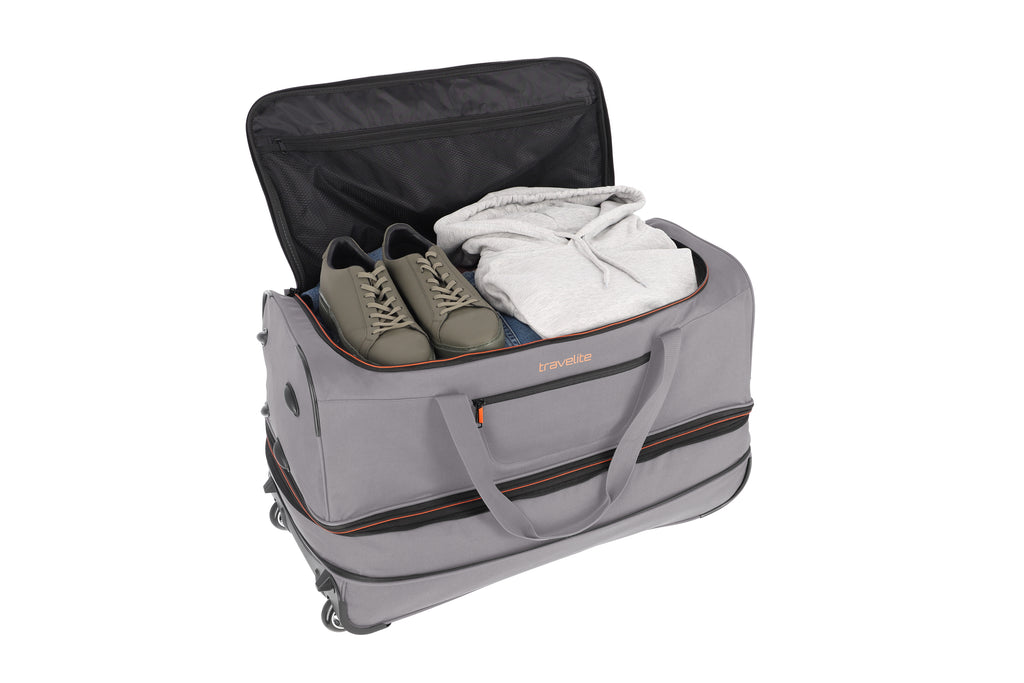 Travelite BASICS Rollenreisetasche erw. L erw., Grau