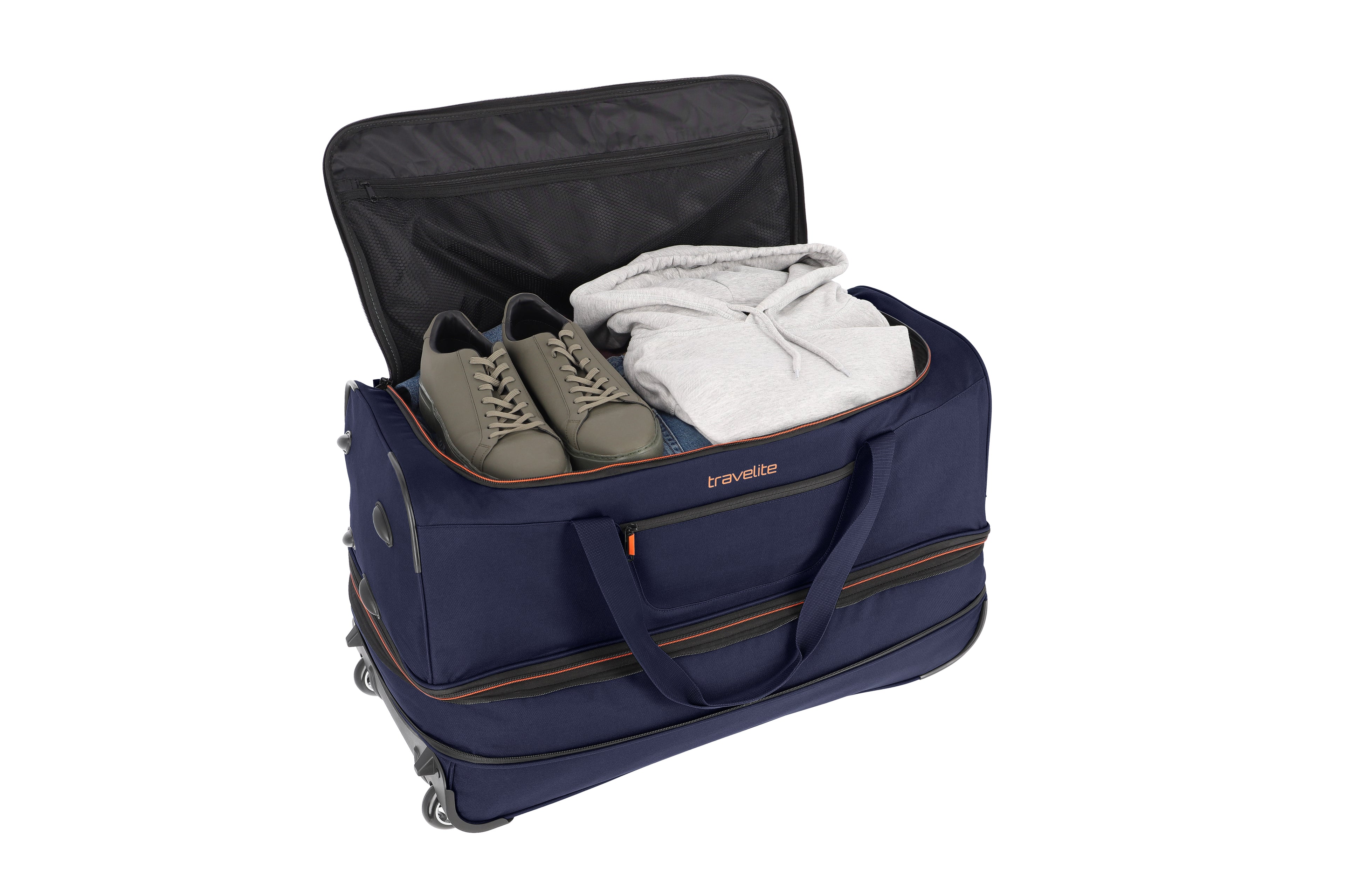 Travelite BASICS Rollenreisetasche erw. L erw., Marine