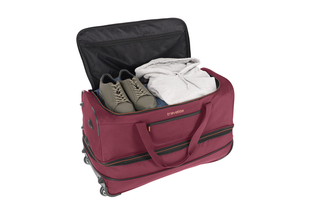 Travelite BASICS Rollenreisetasche erw. L erw., Bordeaux