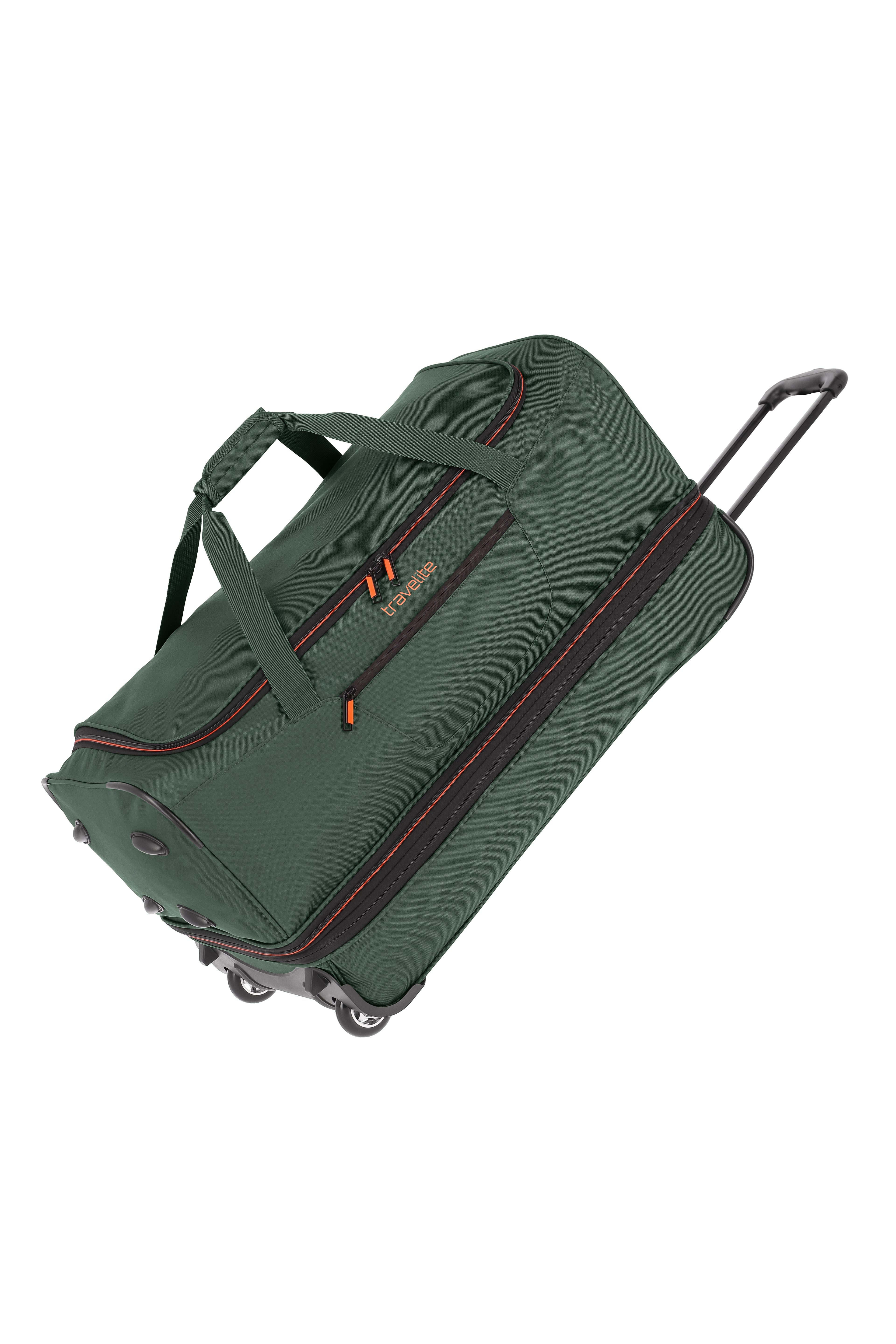 Travelite BASICS Rollenreisetasche erw. L erw., Dunkelgrün
