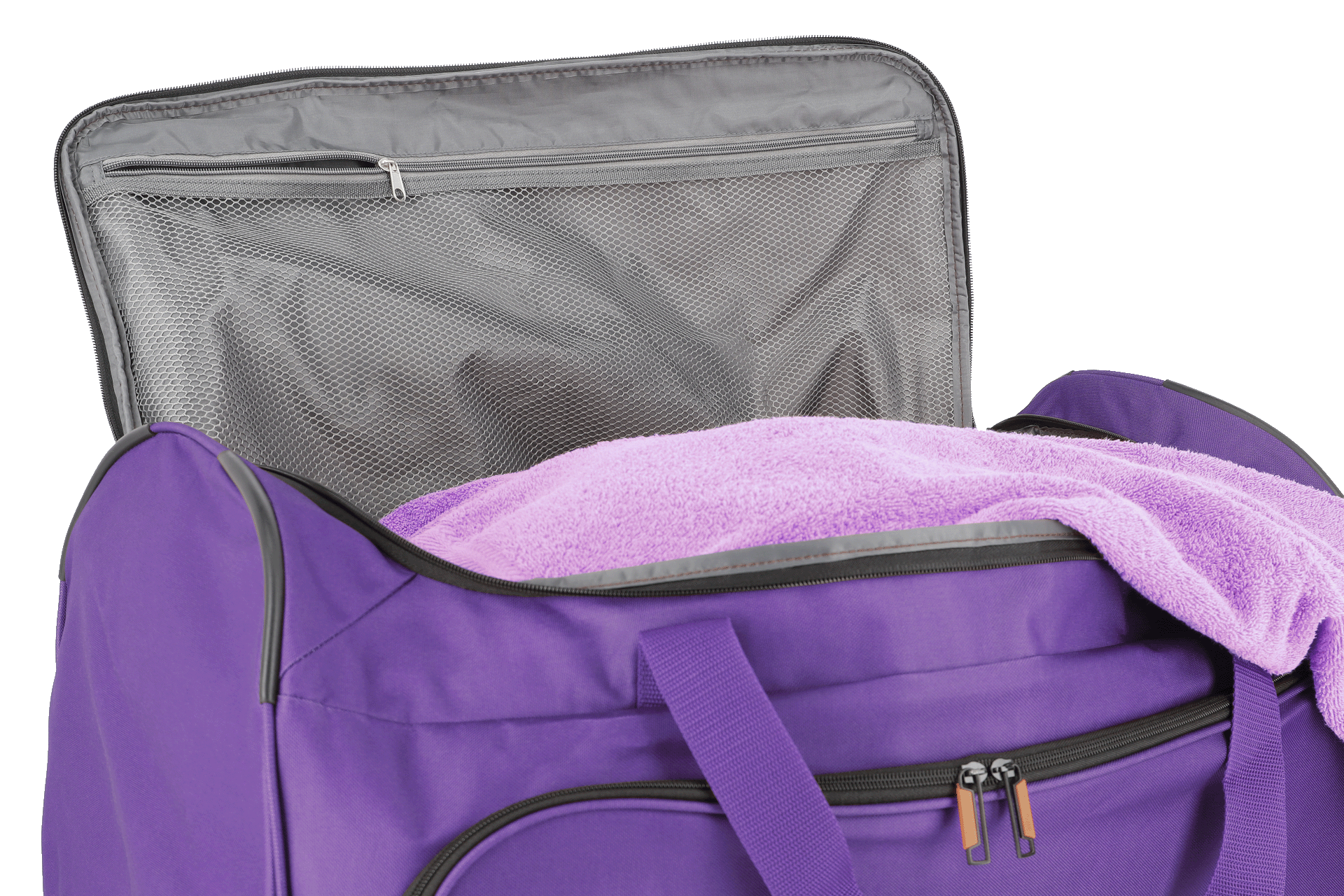 Travelite BASICS FRESH Rollenreisetasche, Lila – Produktansicht 7