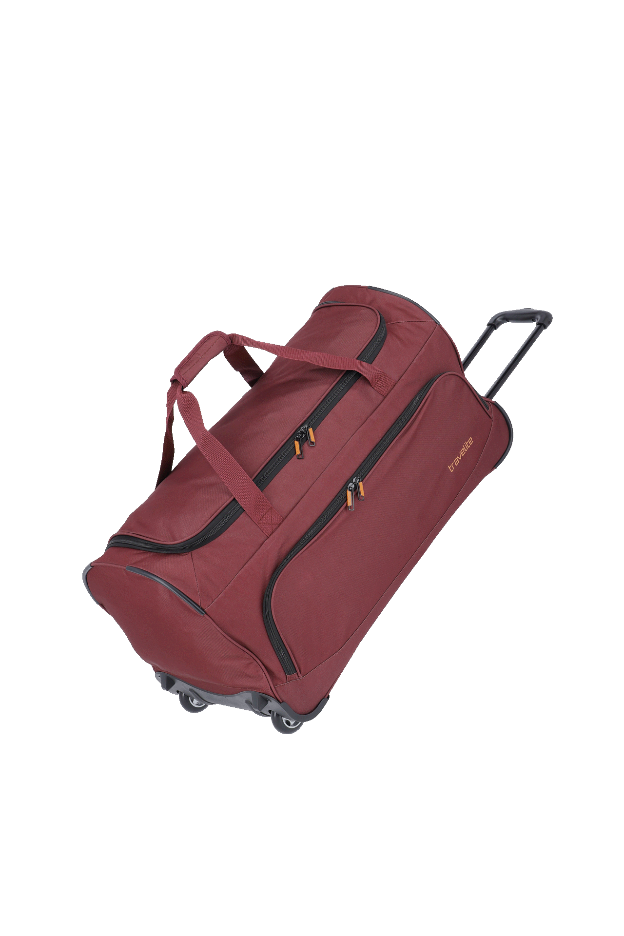 Travelite BASICS FRESH Rollenreisetasche, Bordeaux – Produktansicht 5