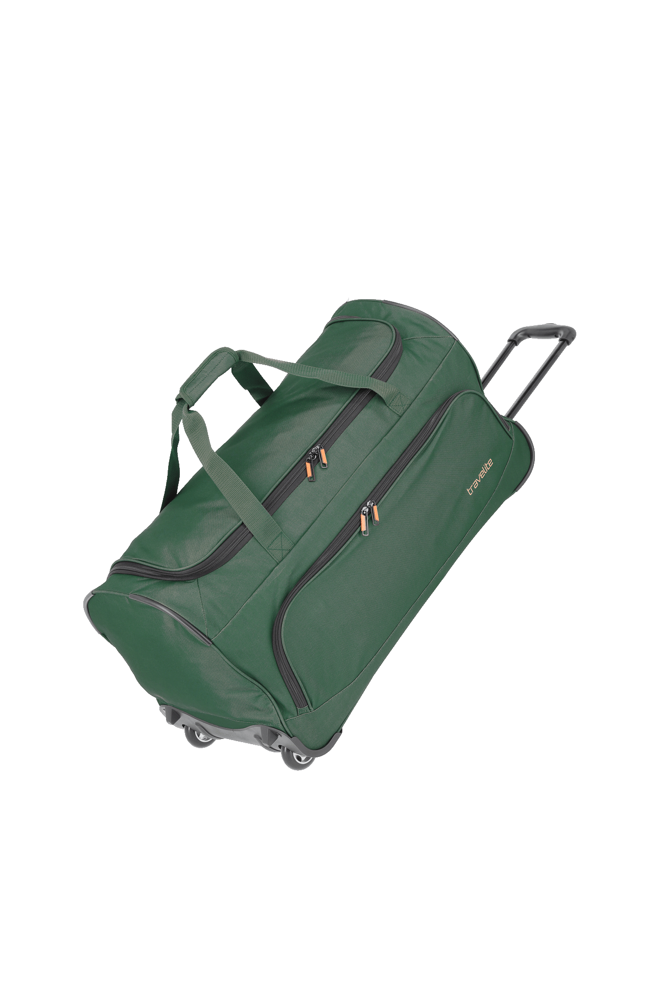 Travelite BASICS FRESH Rollenreisetasche, Dunkelgrün – Produktansicht 6