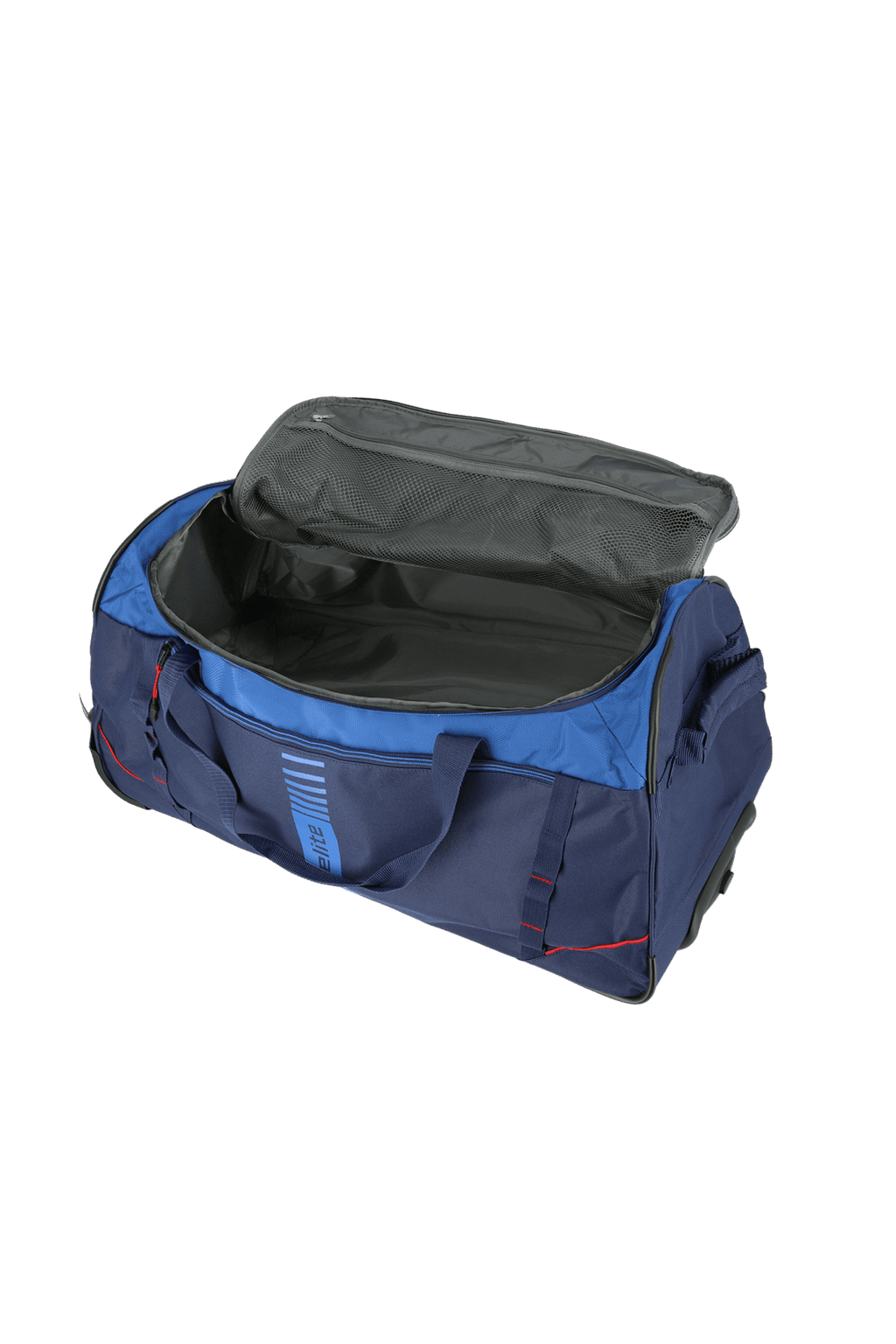 Travelite BASICS ACTIVE Rollenreisetasche, Marine/Rot – Produktansicht 8