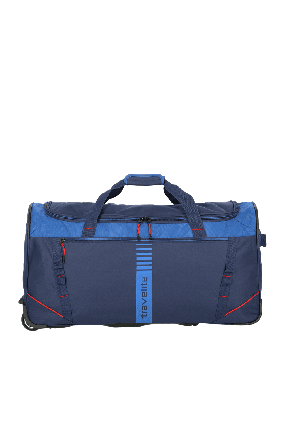 Travelite BASICS ACTIVE Rollenreisetasche, Marine/Rot – Produktansicht 6