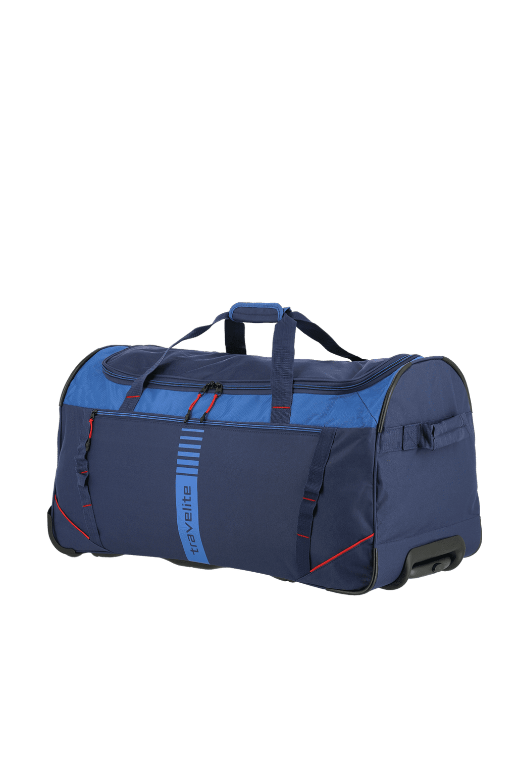 Travelite BASICS ACTIVE Rollenreisetasche, Marine/Rot – Produktansicht 10