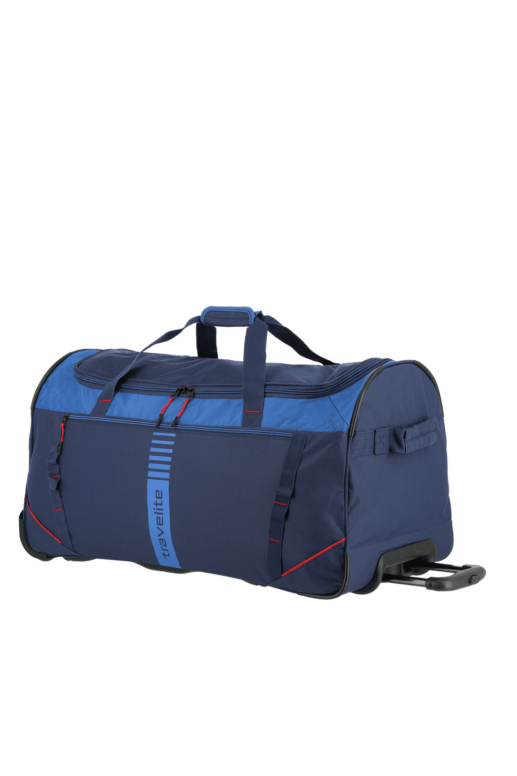 Travelite BASICS ACTIVE Rollenreisetasche, Marine/Rot – Produktansicht 11
