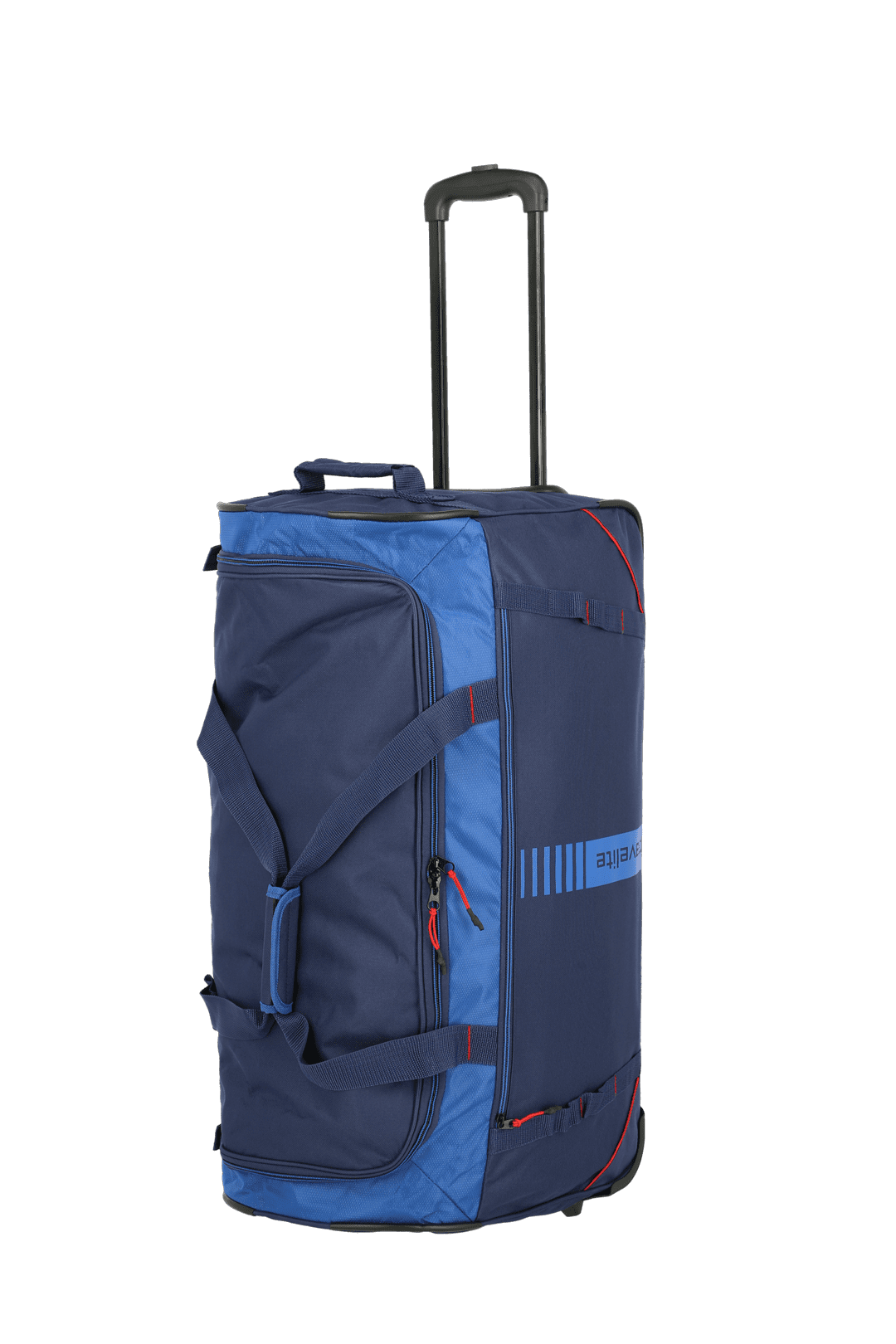 Travelite BASICS ACTIVE Rollenreisetasche, Marine/Rot – Produktansicht 3