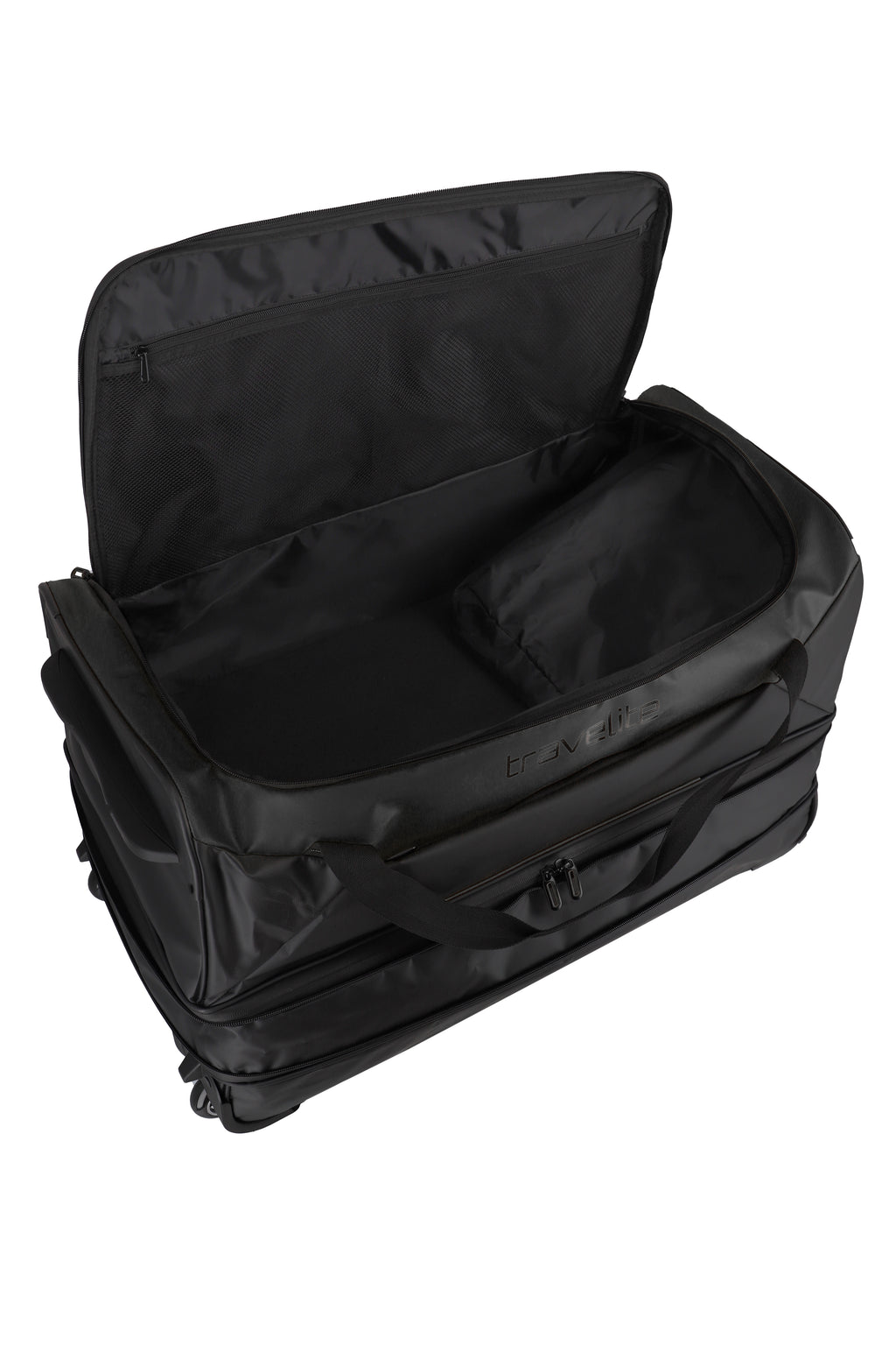Travelite BASICS Rollenreisetasche L erw. Plane, Schwarz