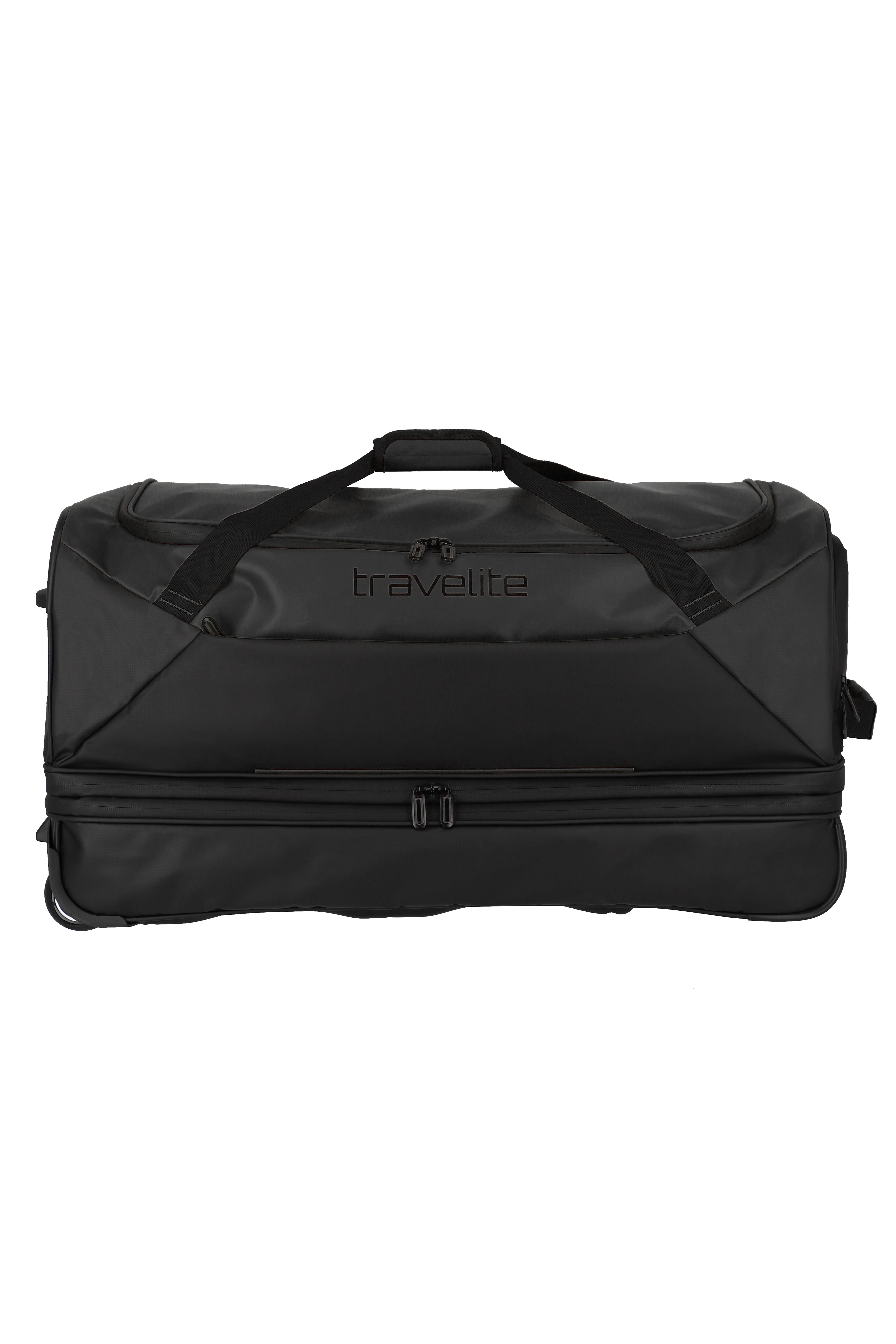 Travelite BASICS Rollenreisetasche L erw. Plane, Schwarz