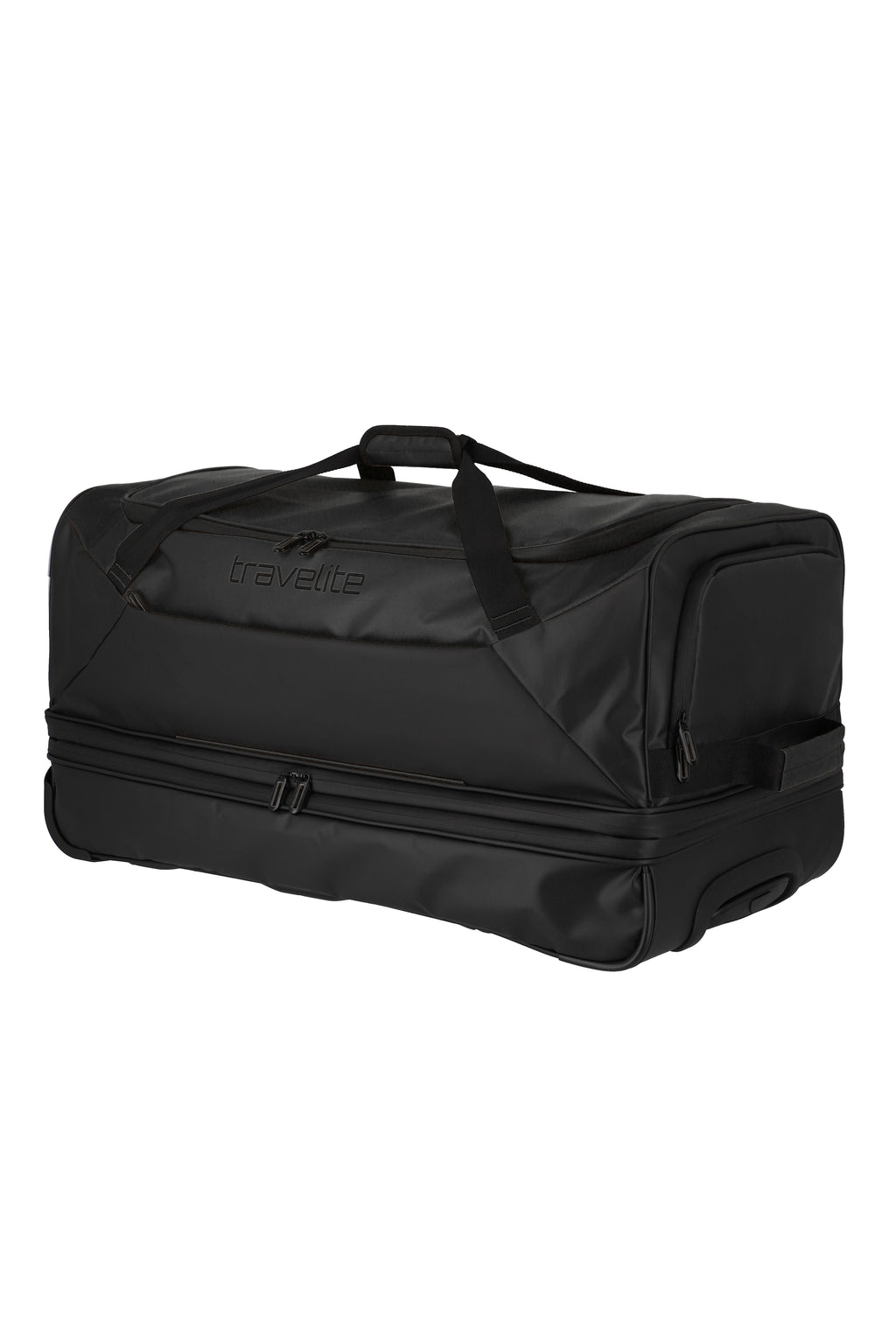 Travelite BASICS Rollenreisetasche L erw. Plane, Schwarz