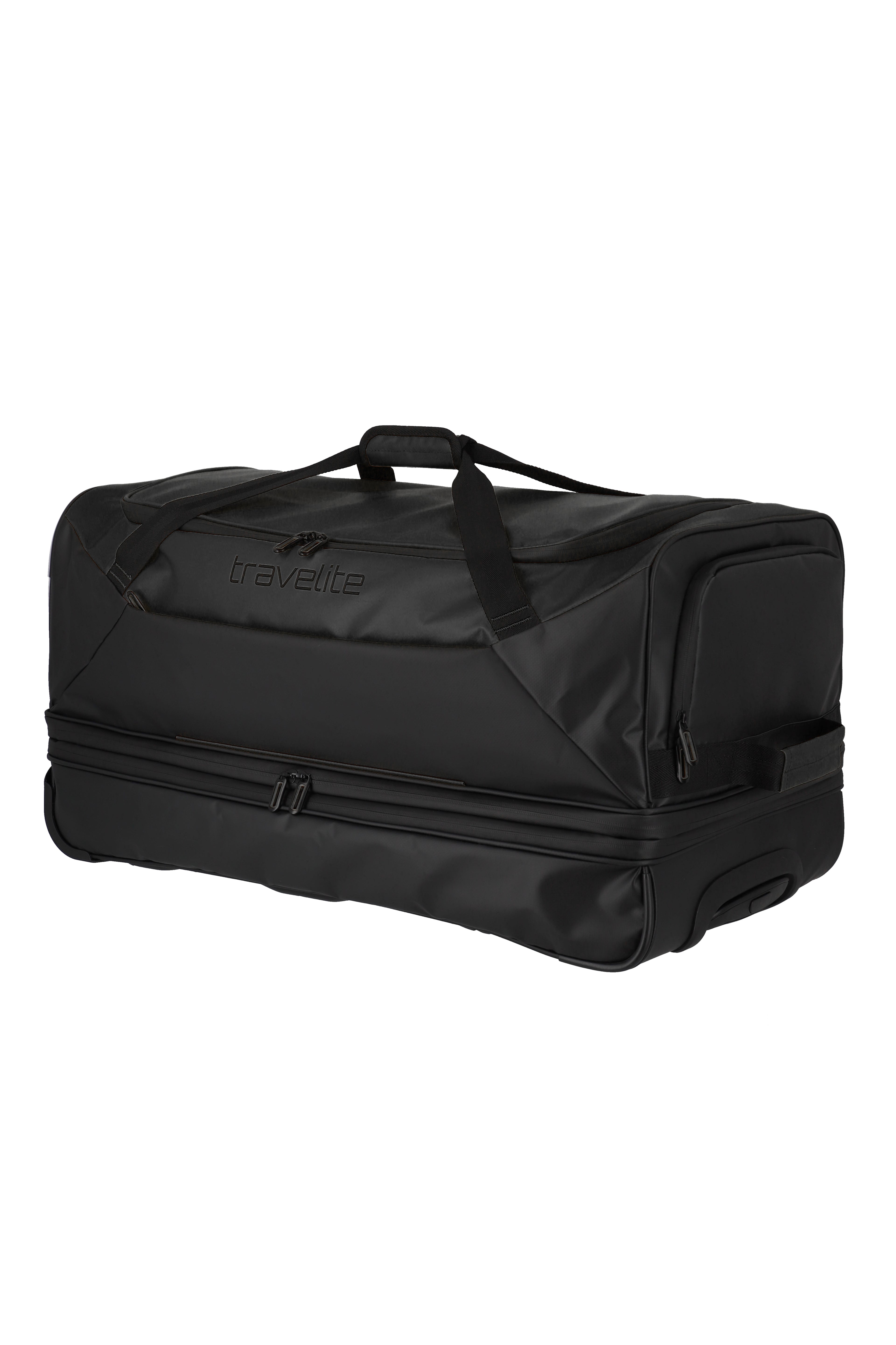 Travelite BASICS Rollenreisetasche L erw. Plane, Schwarz