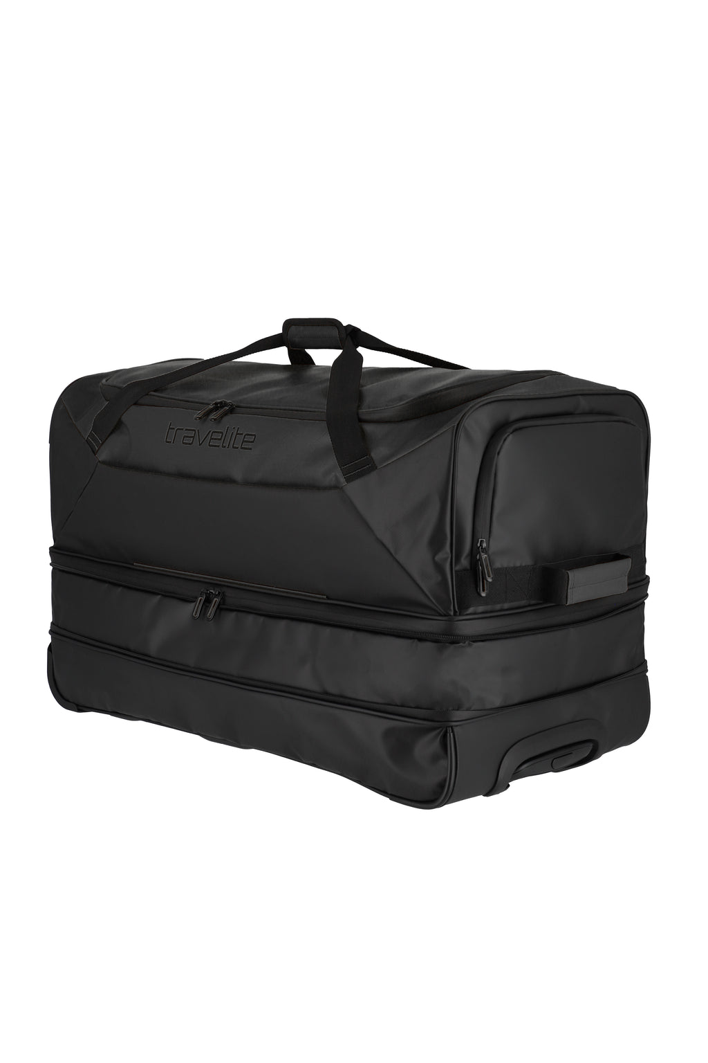 Travelite BASICS Rollenreisetasche L erw. Plane, Schwarz