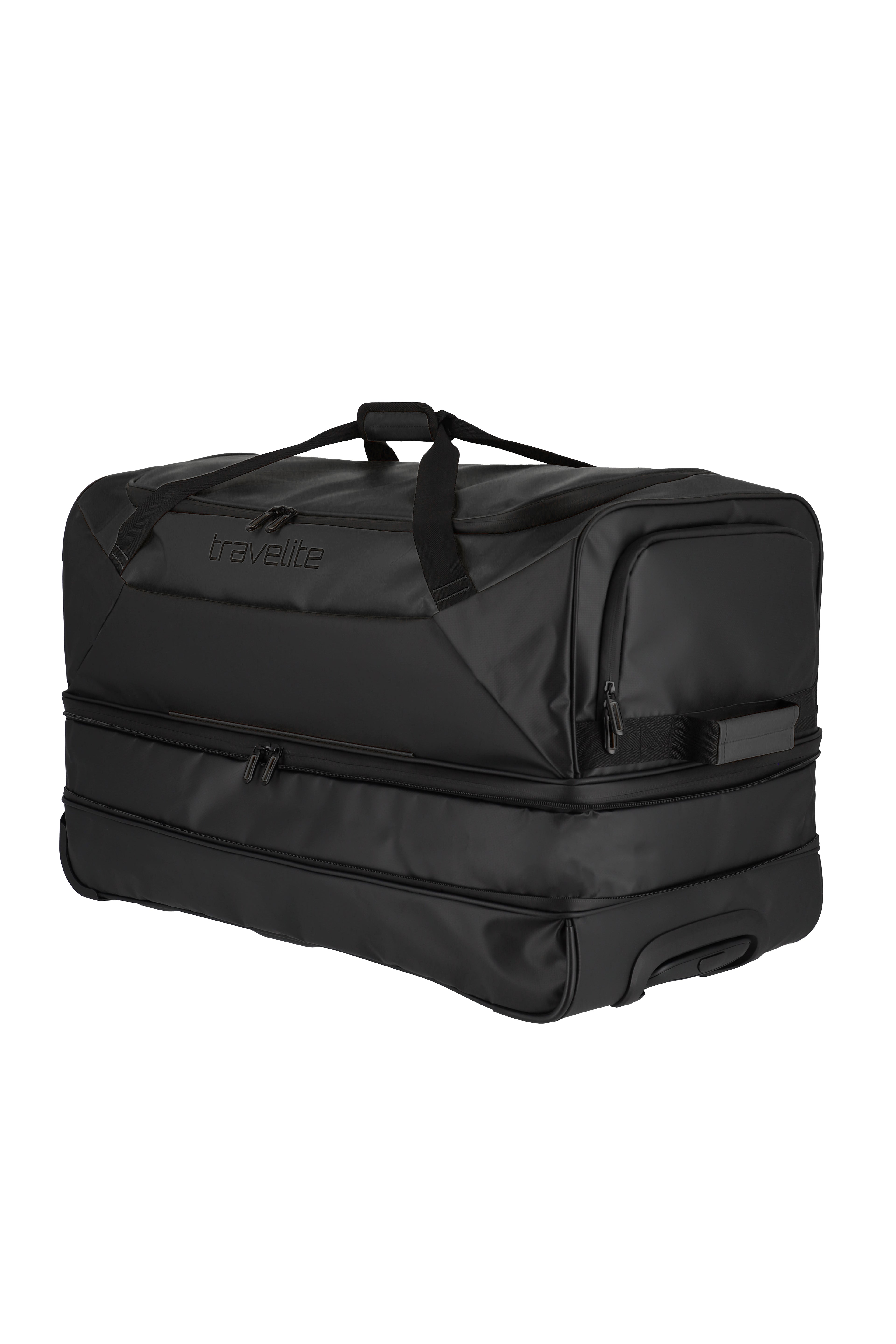 Travelite BASICS Rollenreisetasche L erw. Plane, Schwarz