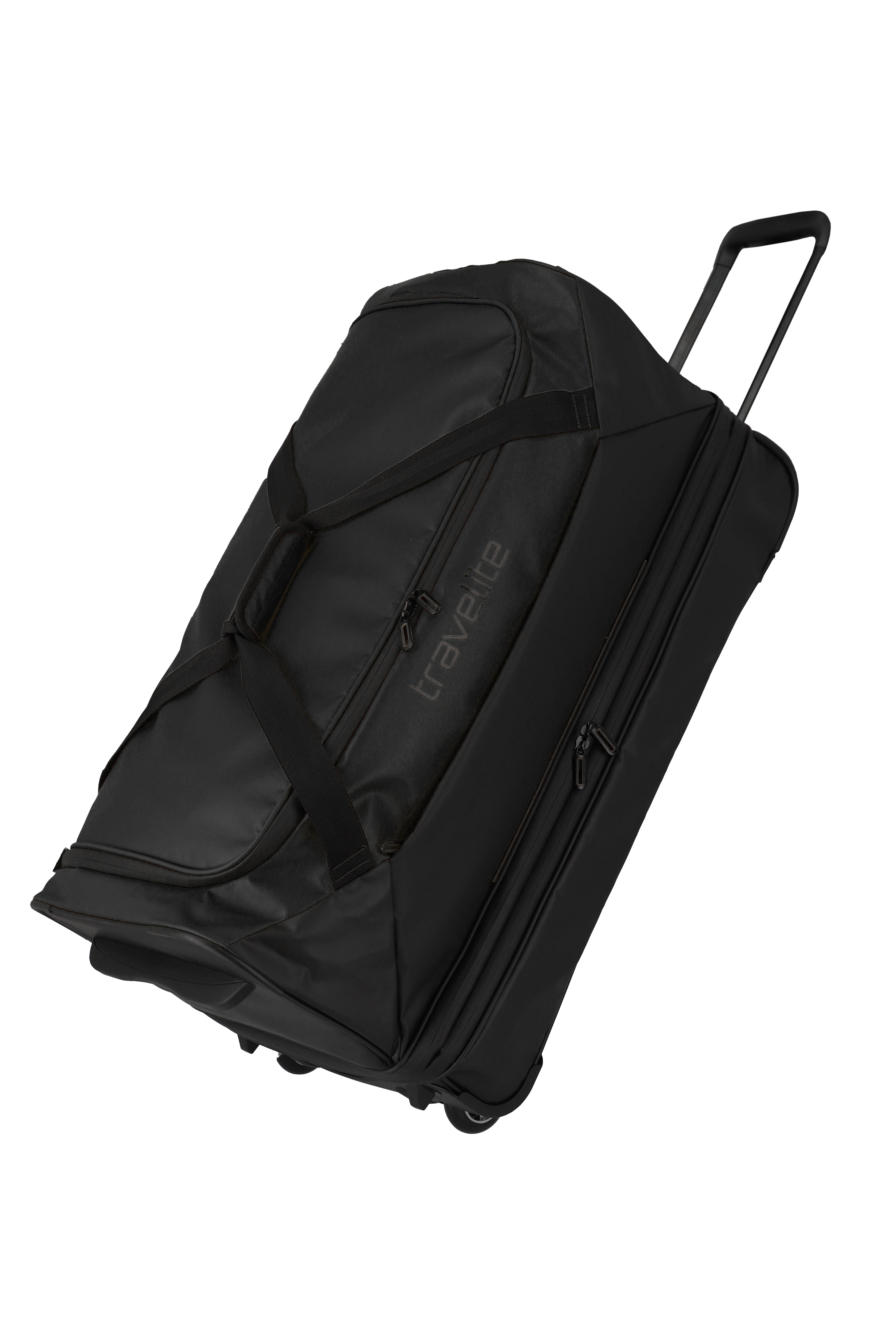Travelite BASICS Rollenreisetasche L erw. Plane, Schwarz