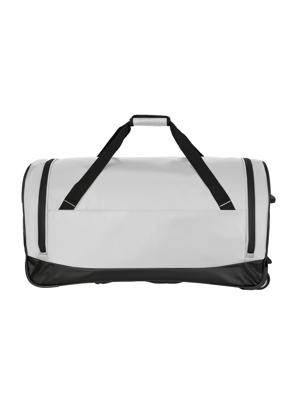 Travelite BASICS Rollenreisetasche L Plane, Schwarz/Weiß