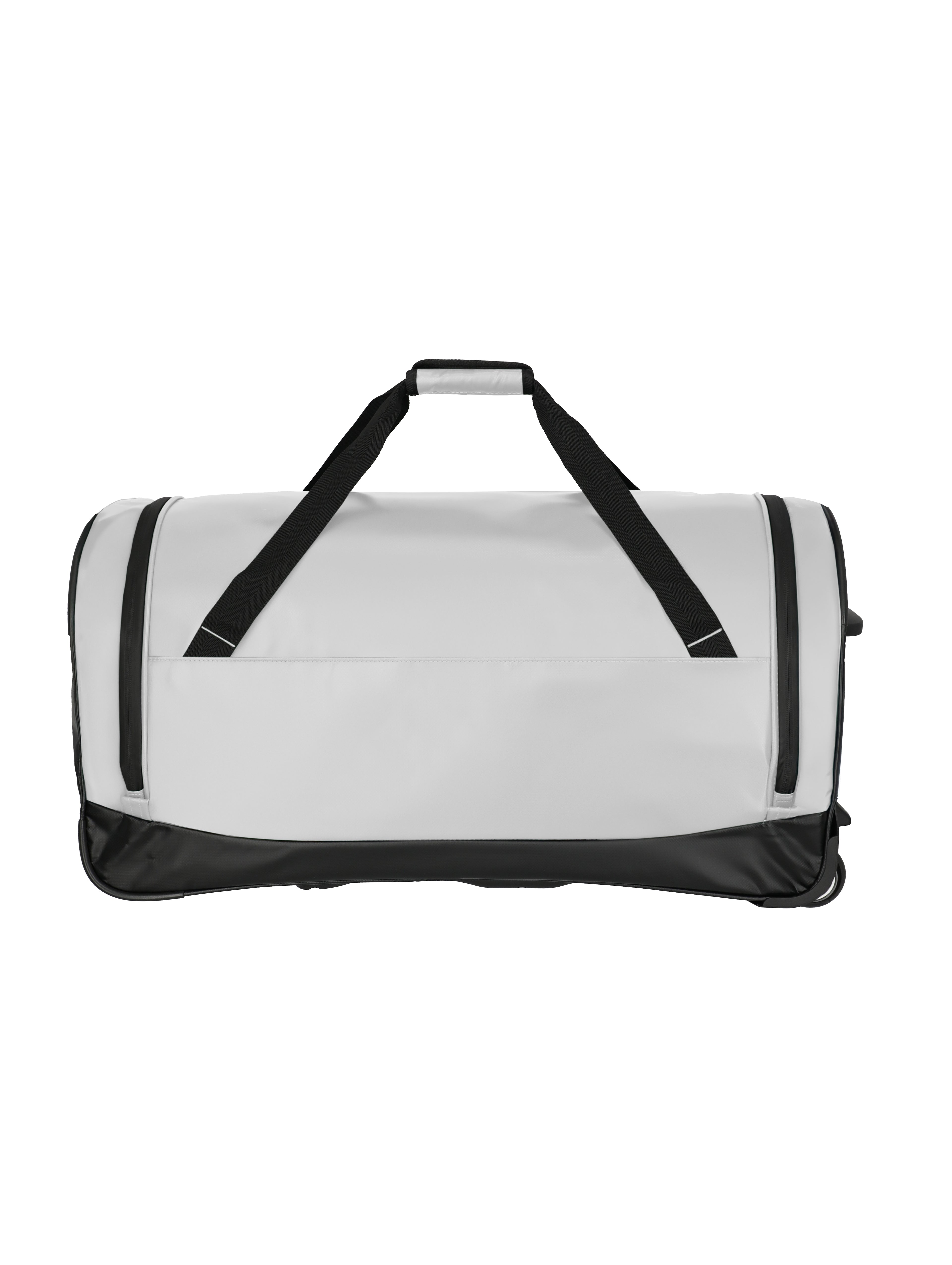 Travelite BASICS Rollenreisetasche L Plane, Schwarz/Weiß