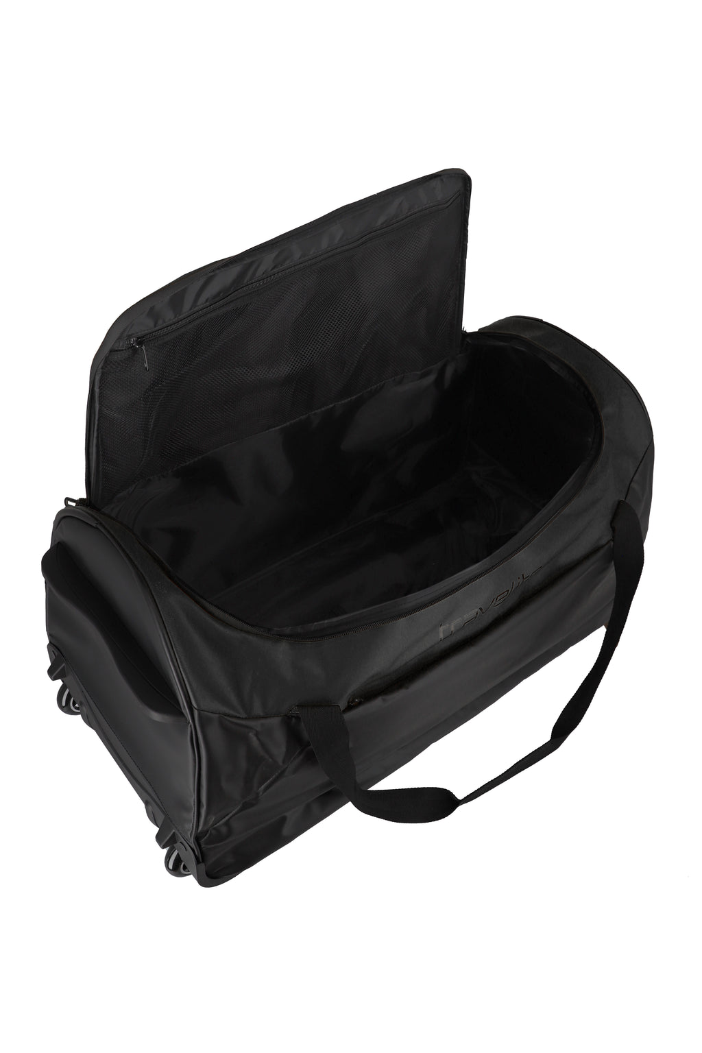 Travelite BASICS Rollenreisetasche L Plane, Schwarz