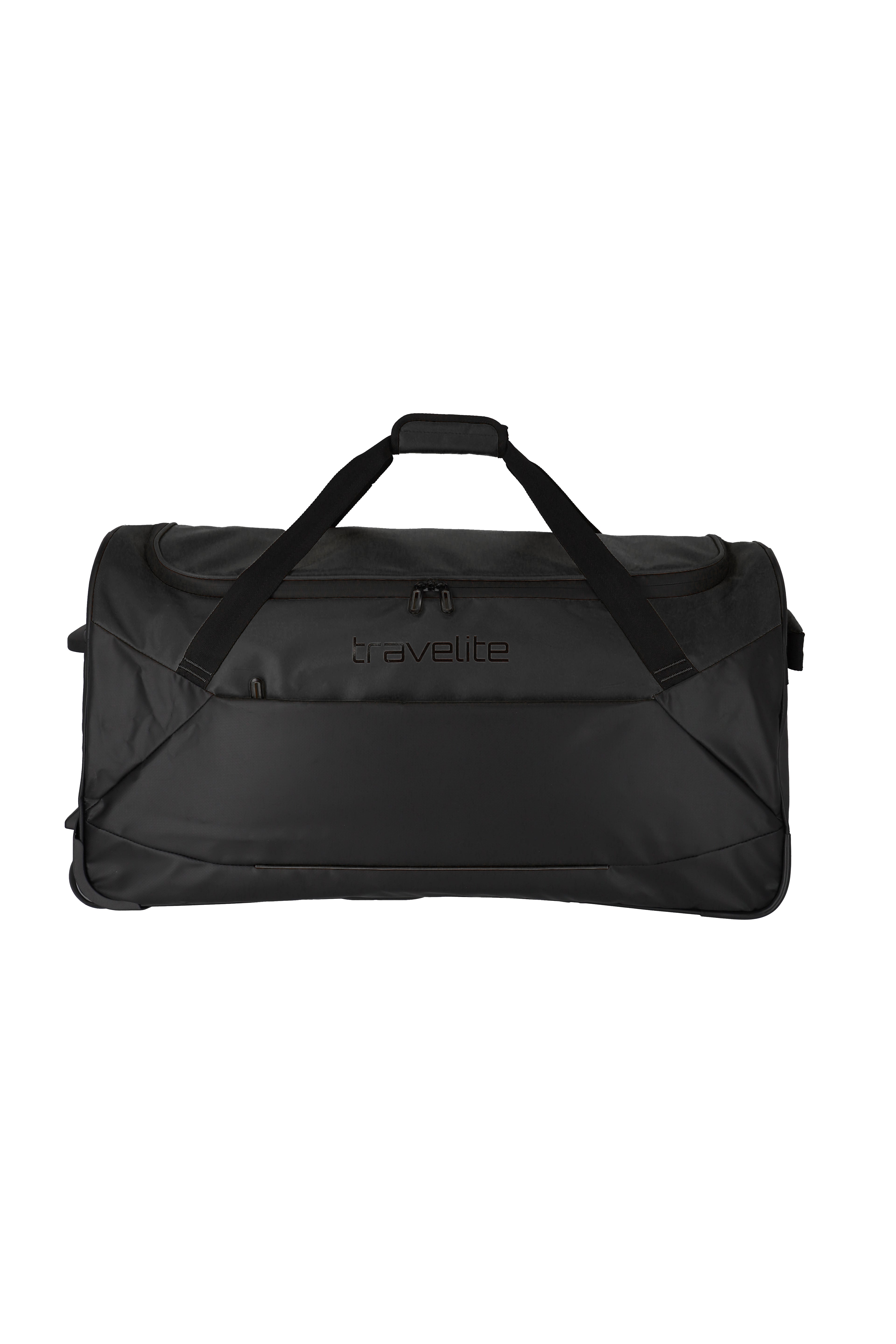 Travelite BASICS Rollenreisetasche L Plane, Schwarz