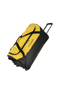 Travelite BASICS Rollenreisetasche L Plane, Schwarz/Gelb