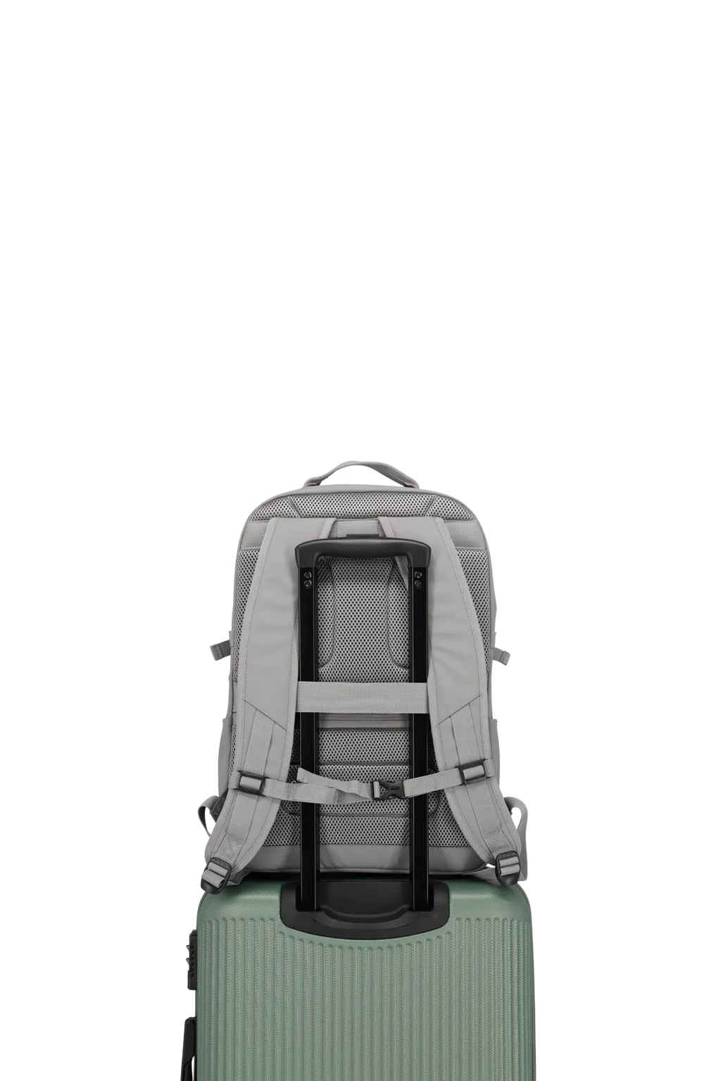 Travelite BASICS Rucksack, Hellgrau – Produktansicht 5