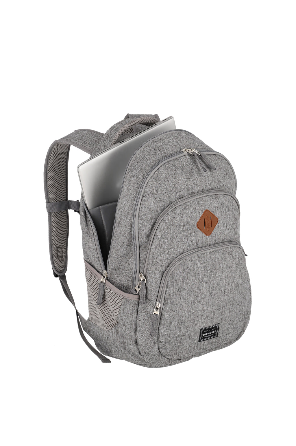 Travelite BASICS Rucksack Melange, Hellgrau