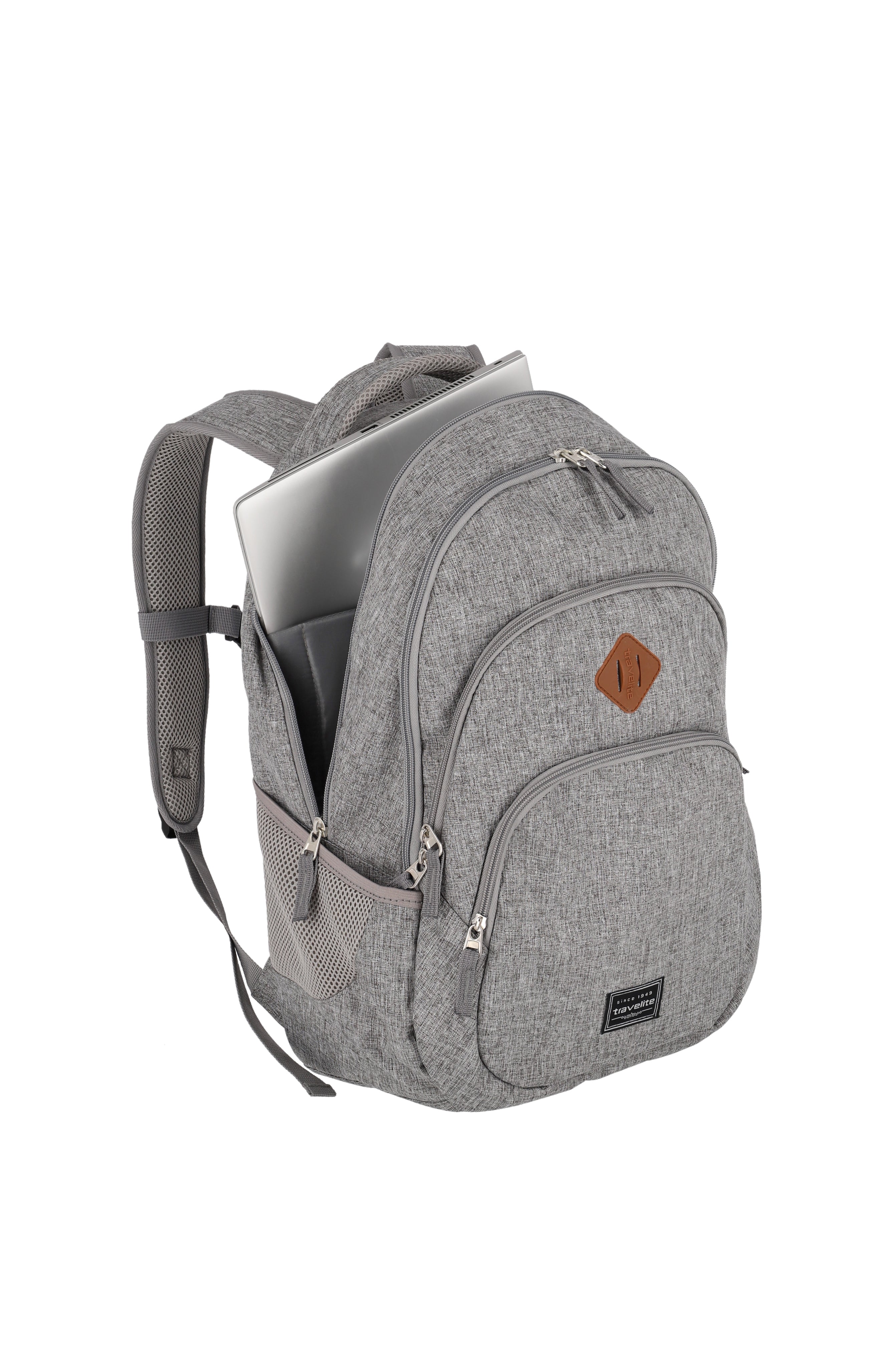 Travelite BASICS Rucksack Melange, Hellgrau