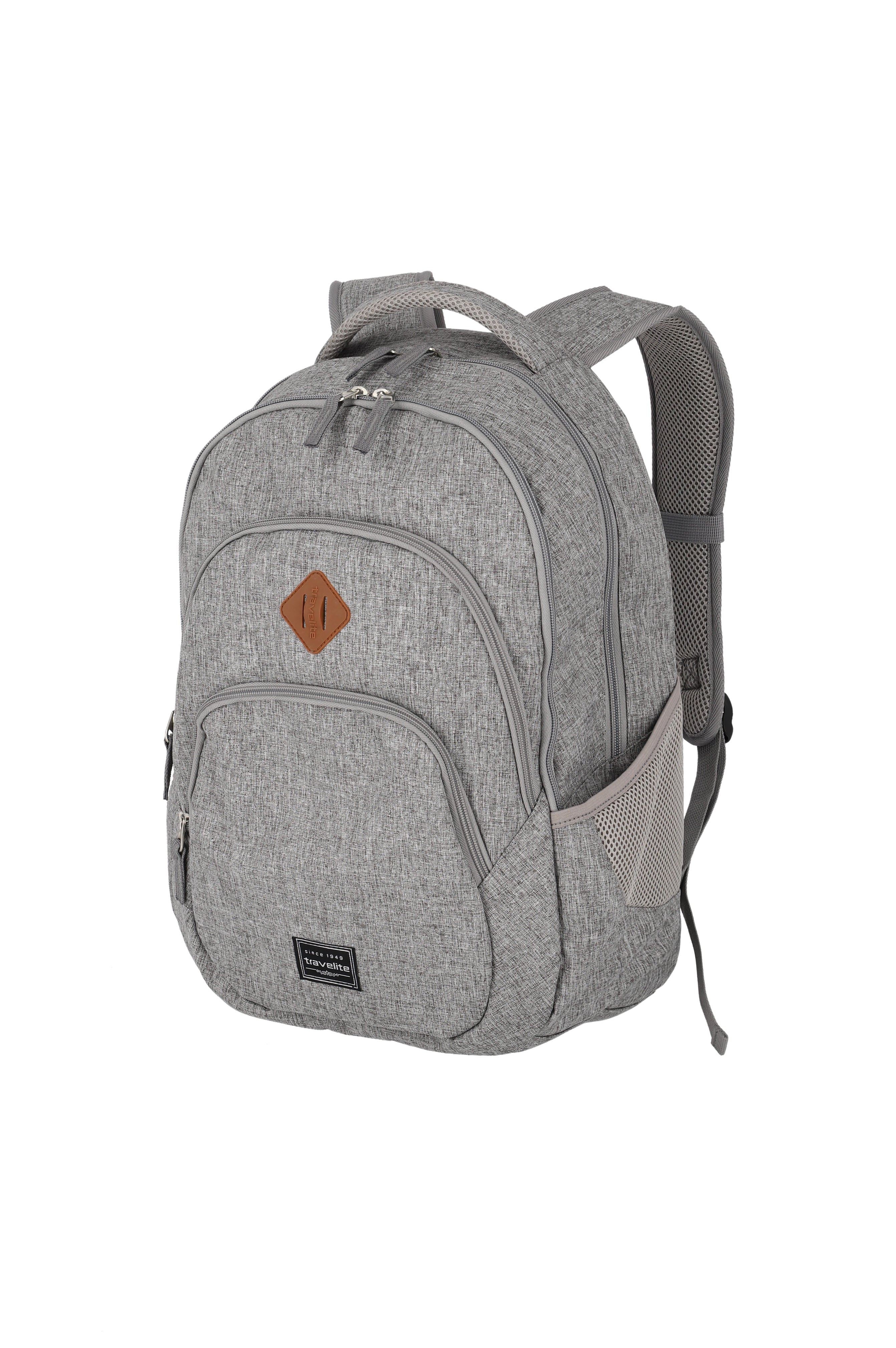 Travelite BASICS Rucksack Melange, Hellgrau