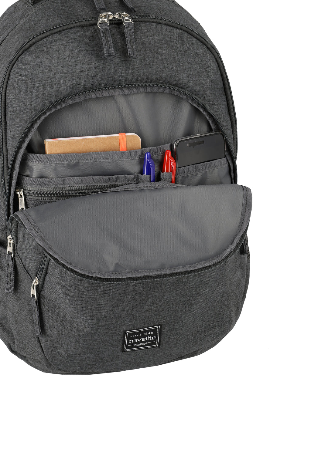 Travelite BASICS Rucksack Melange, Anthrazit