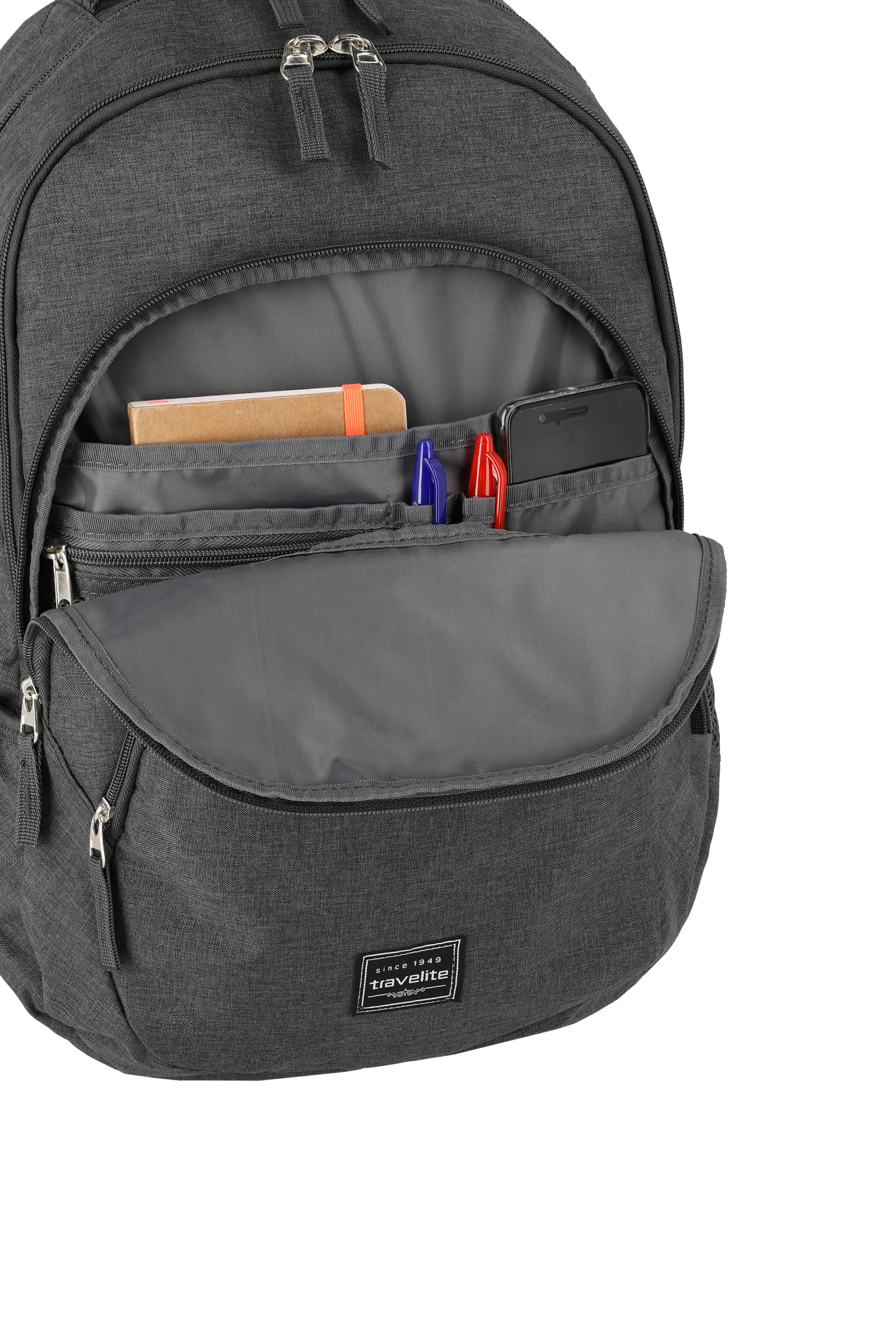 Travelite BASICS Rucksack Melange, Anthrazit