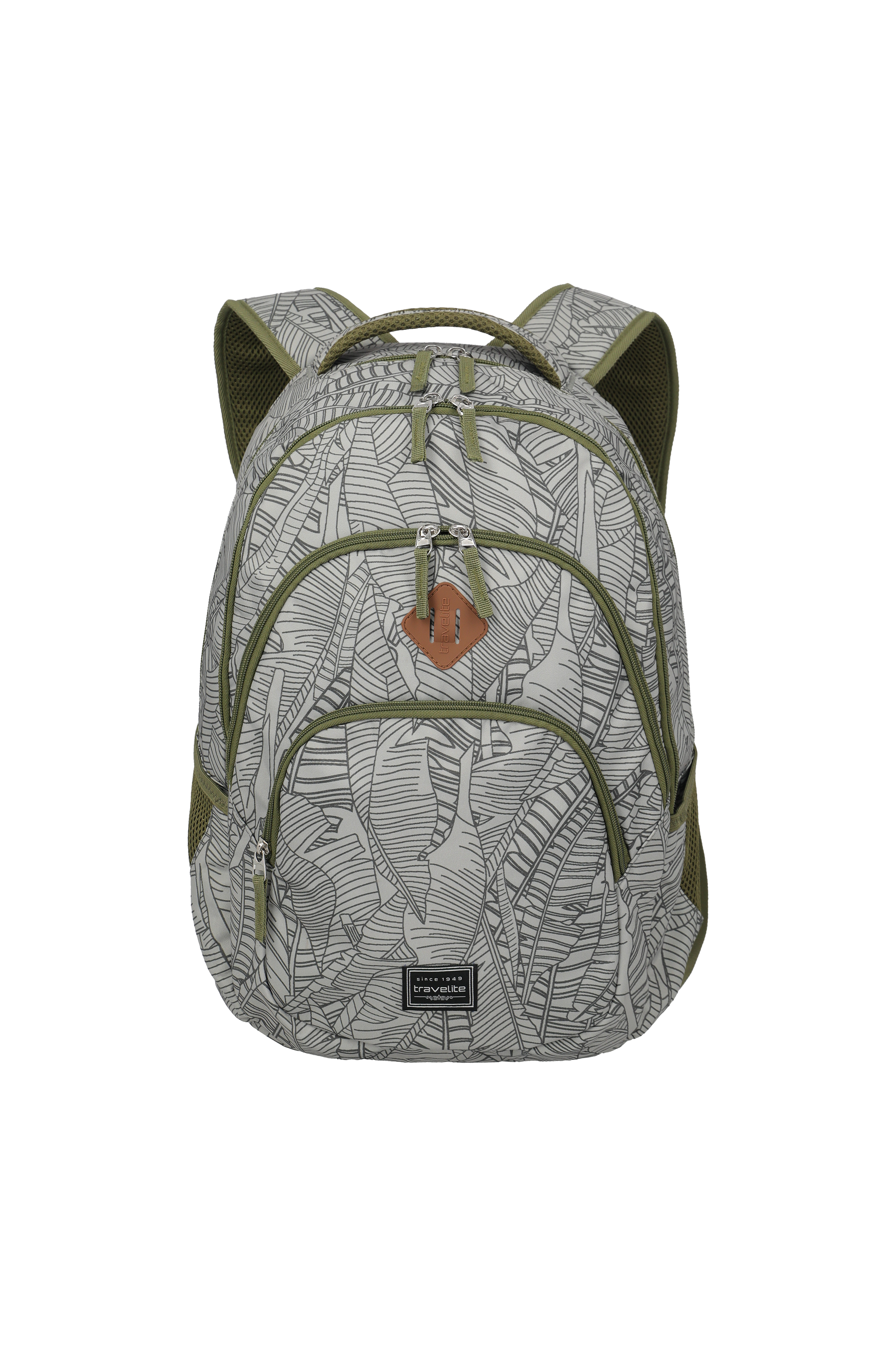 Travelite BASICS Rucksack Print, Grau