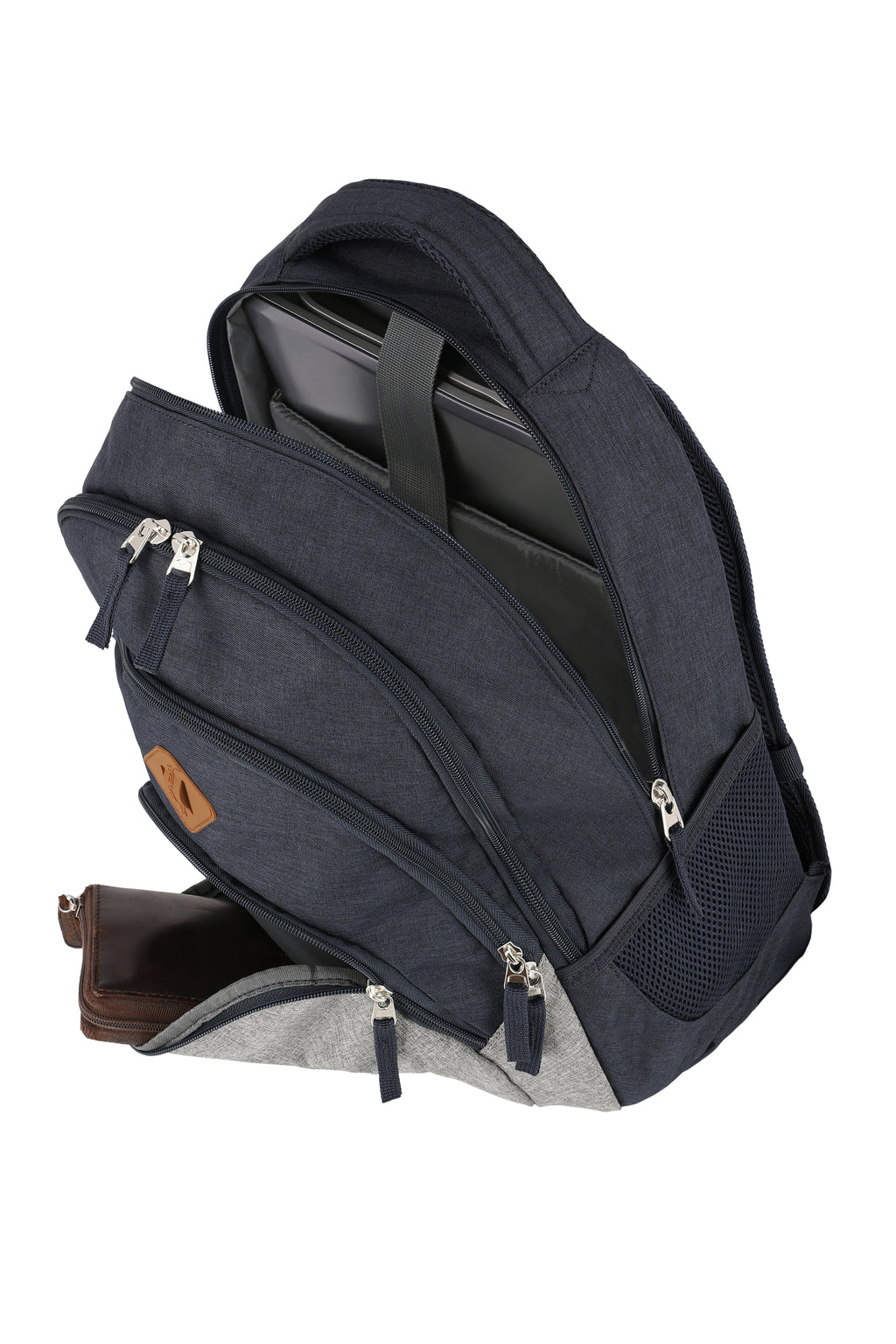 Travelite BASICS Rucksack Melange, Marine/Grau