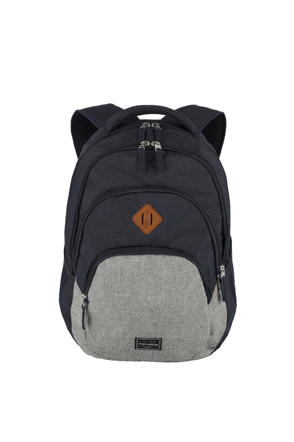 Travelite BASICS Rucksack Melange, Marine/Grau