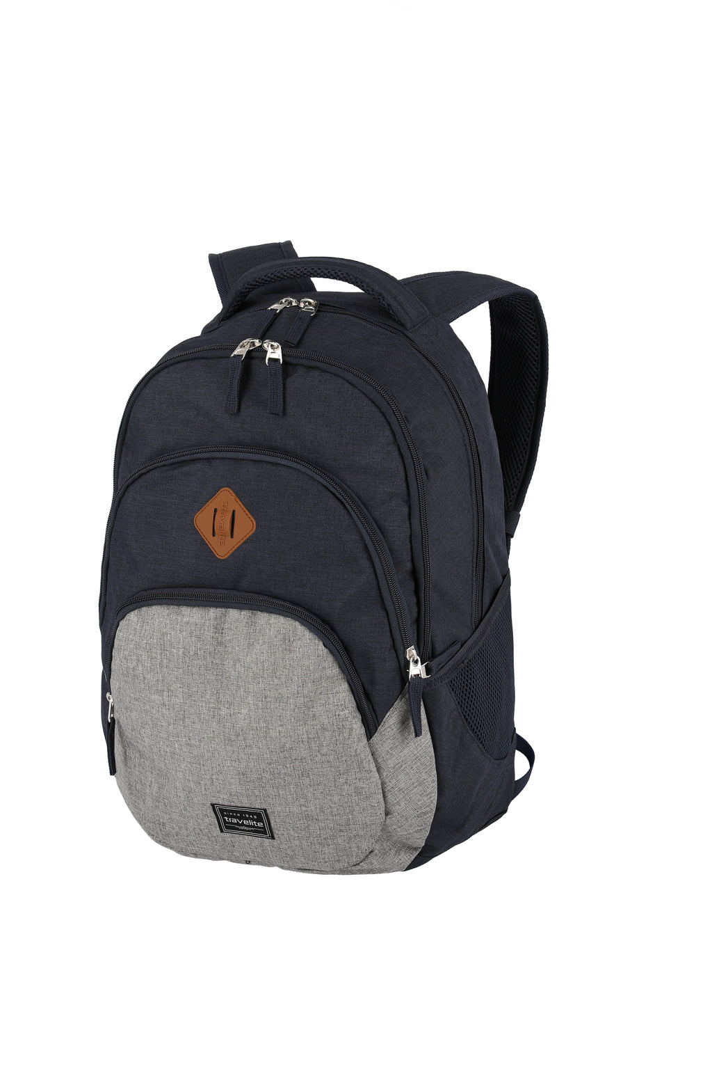 Travelite BASICS Rucksack Melange, Marine/Grau