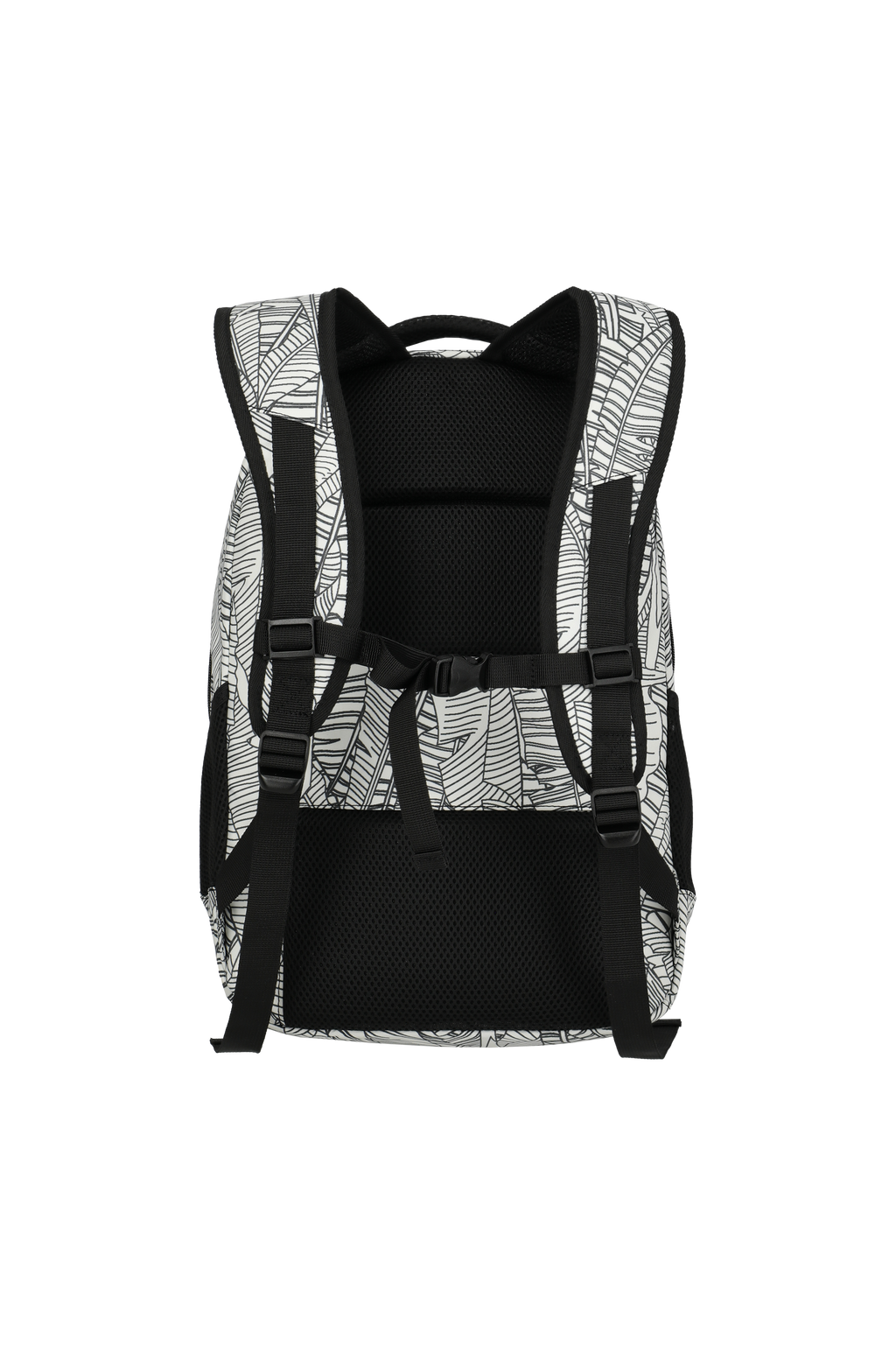 Travelite BASICS Rucksack Print, Weiß – Rückansicht