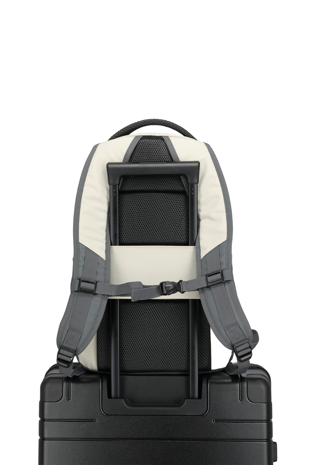 Travelite BASICS Rucksack Melange, Nature/Anthracite – Produktansicht 5