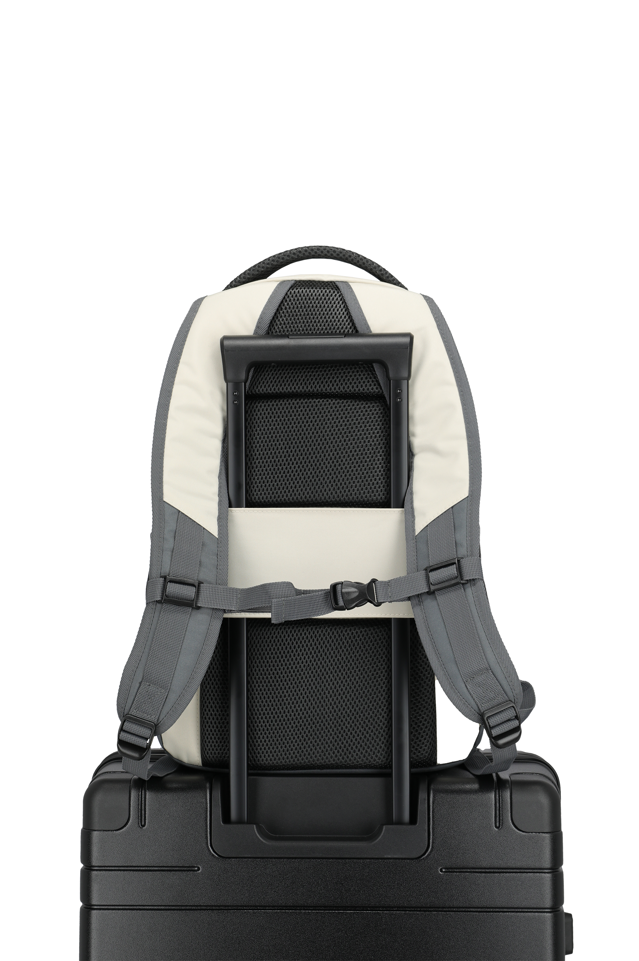 Travelite BASICS Rucksack Melange, Nature/Anthracite – Produktansicht 5