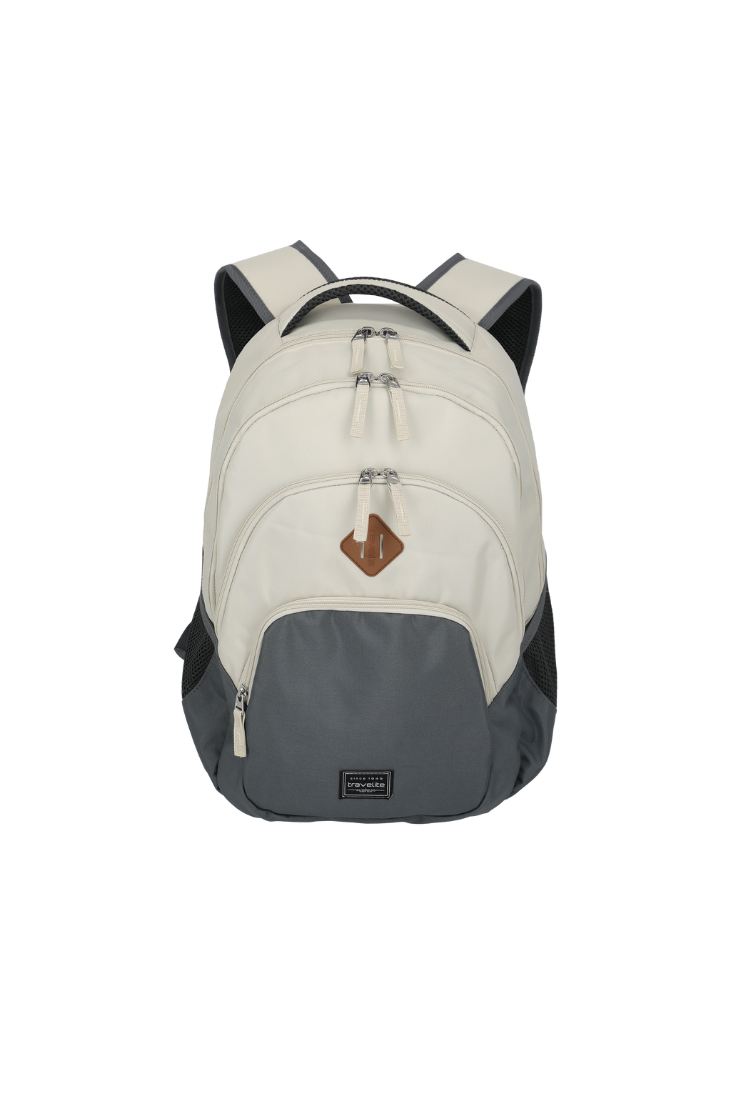 Travelite BASICS Rucksack Melange, Nature/Anthracite – Produktansicht 1