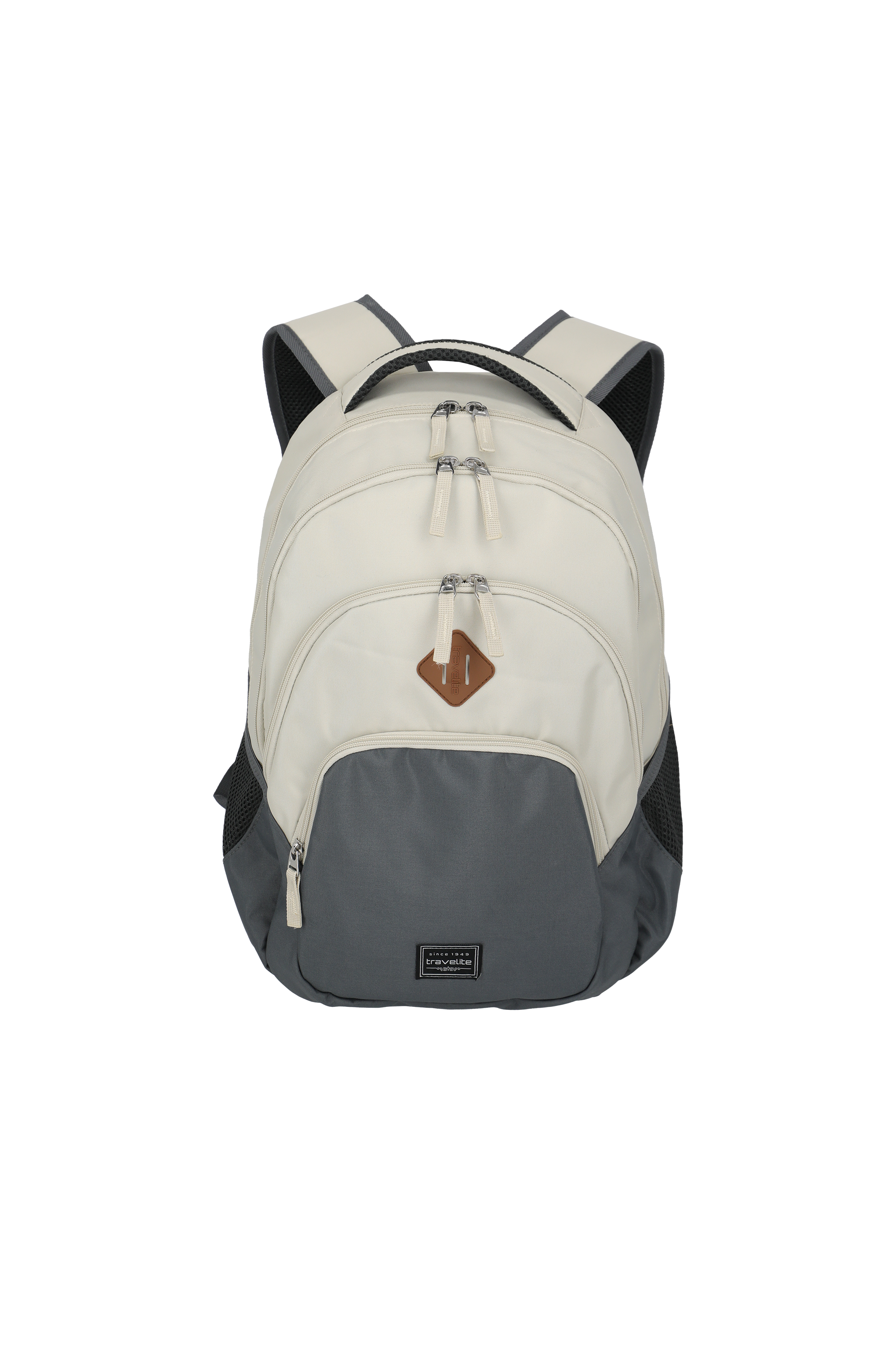 Travelite BASICS Rucksack Melange, Nature/Anthracite – Produktansicht 1
