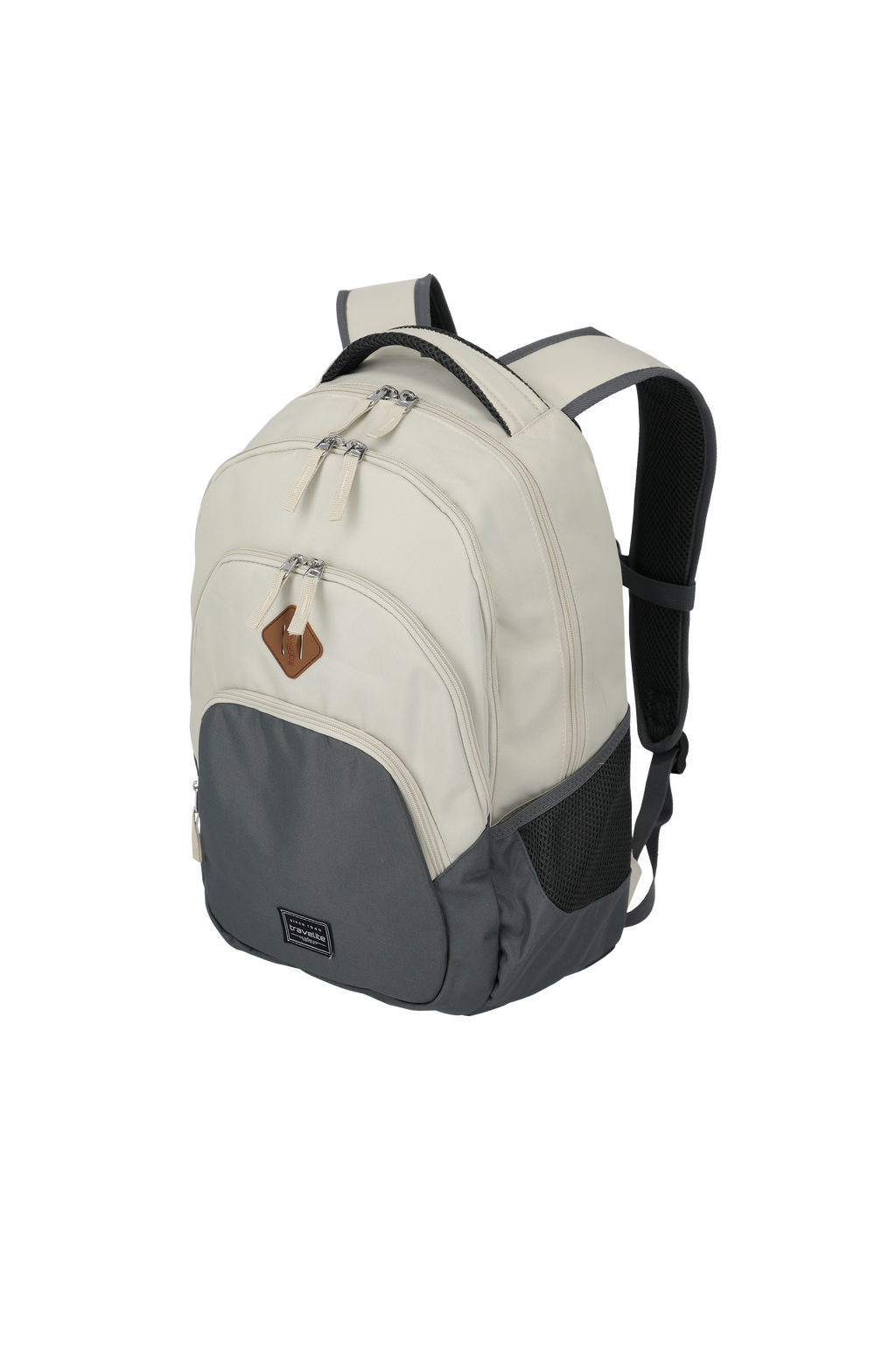 Travelite BASICS Rucksack Melange, Nature/Anthracite – Produktansicht 2