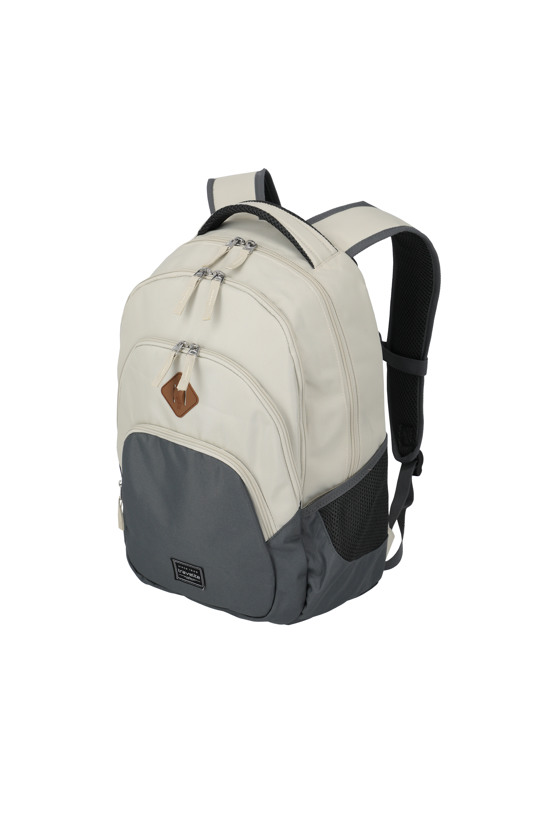 Travelite BASICS Rucksack Melange, Nature/Anthracite – Produktansicht 2