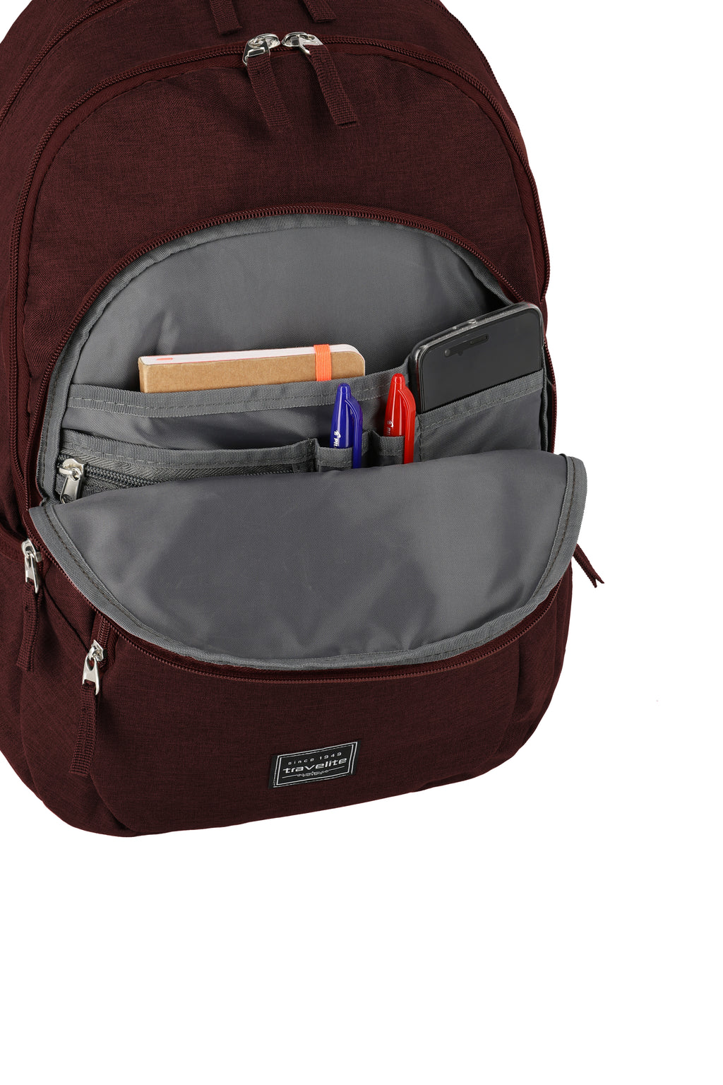 Travelite BASICS Rucksack Melange, Bordeaux