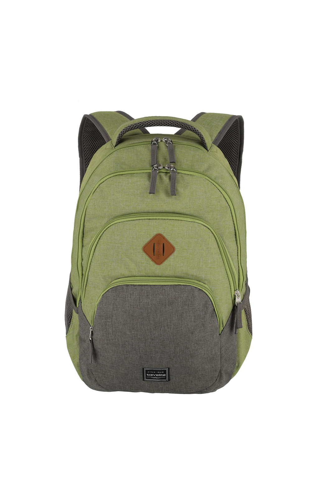 Travelite BASICS Rucksack Melange, Grün/Grau