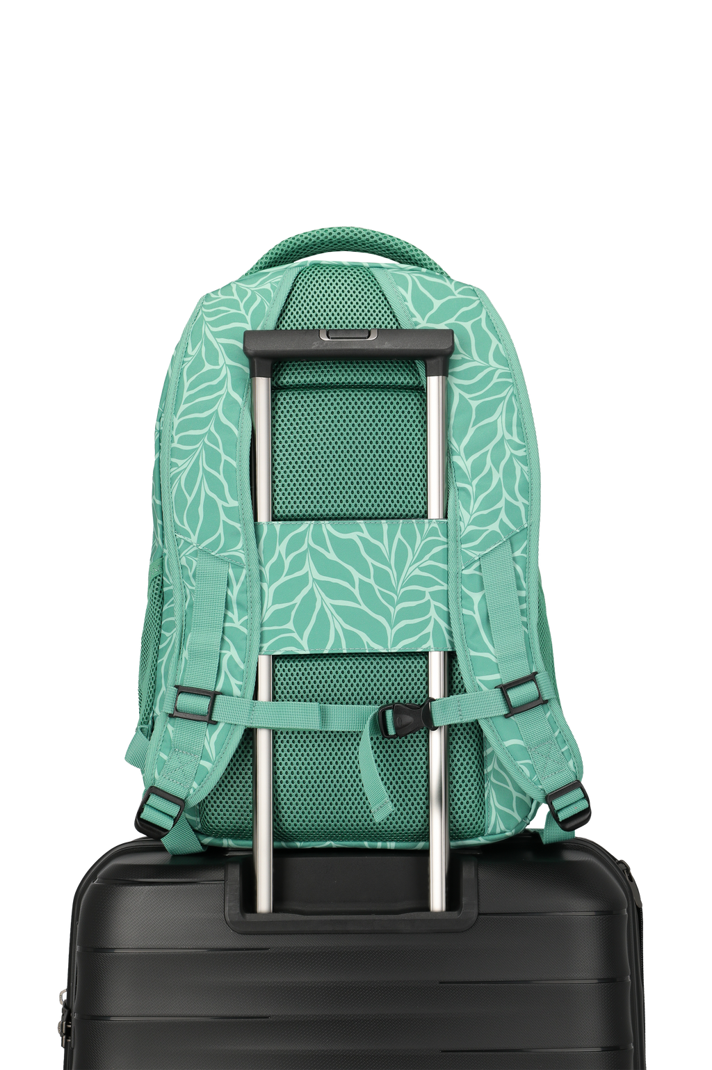 Travelite BASICS Rucksack Print, Grün – Detailansicht