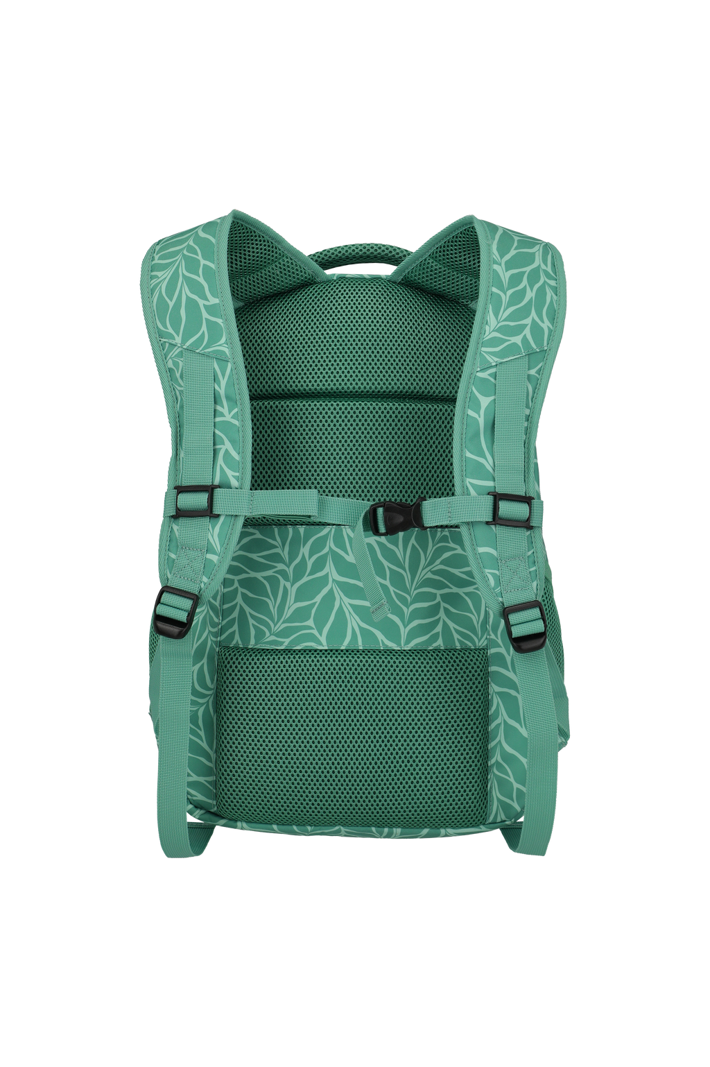 Travelite BASICS Rucksack Print, Grün – Rückansicht