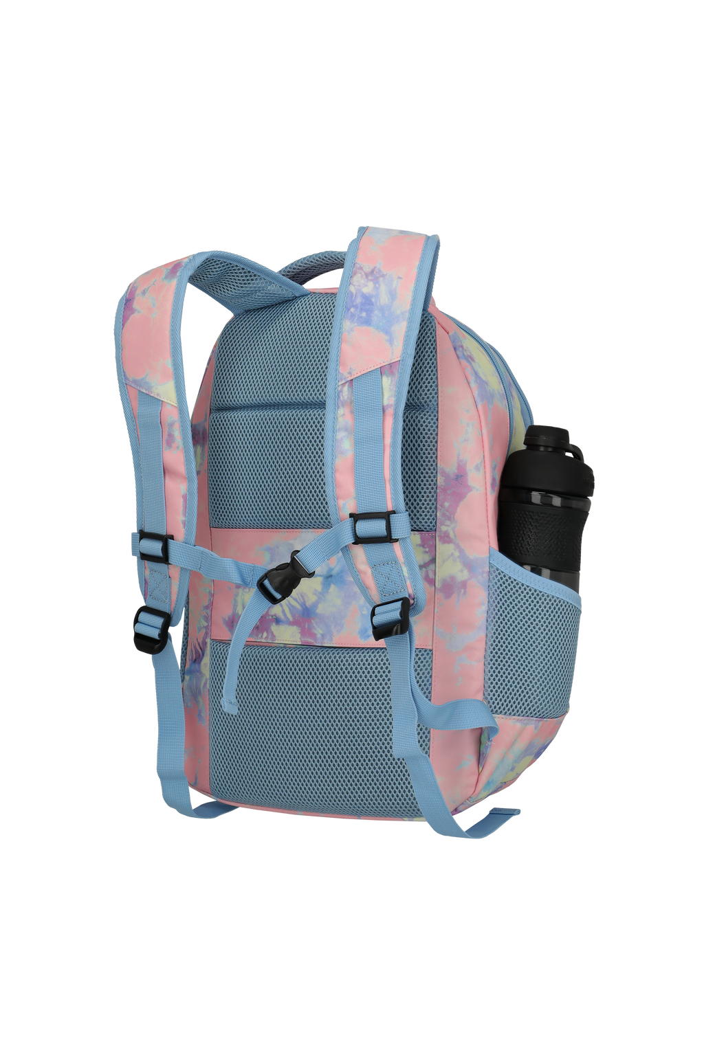 Travelite BASICS Rucksack Print, Multicolor – Rückansicht seitlich